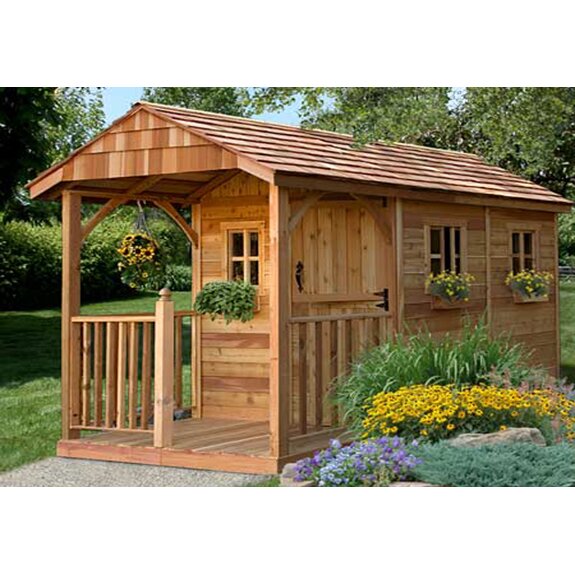 outdoor living today santa rosa 8 ft. w x 12 ft. d wood