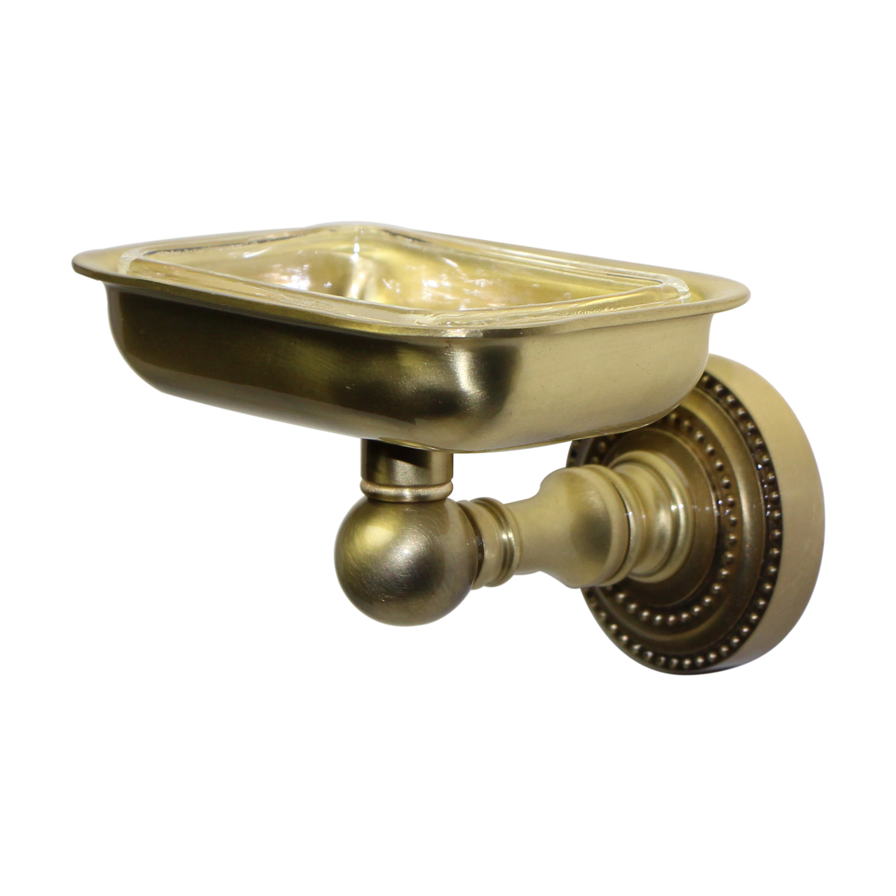 Allied Brass Dottingham Soap Dish with Glass Liner & Reviews Wayfair