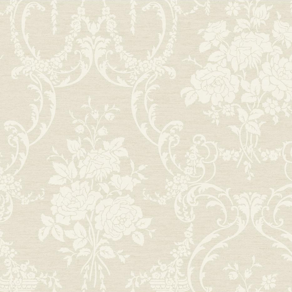 Saint Augustine Neoclassical Rose 27� x 27&quot; Damask Wallpaper Wayfair