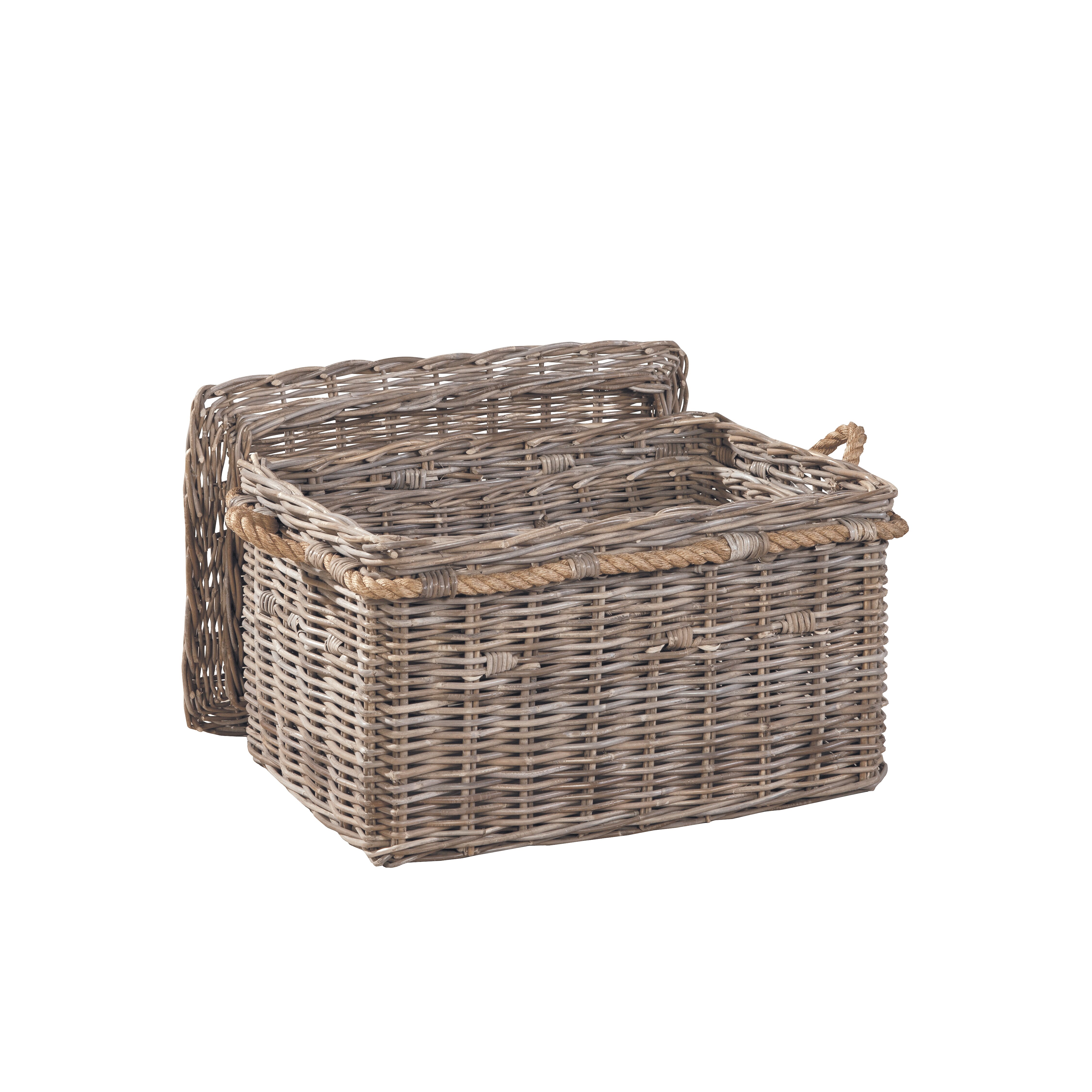 South Beach Rectangular Covered Basket 