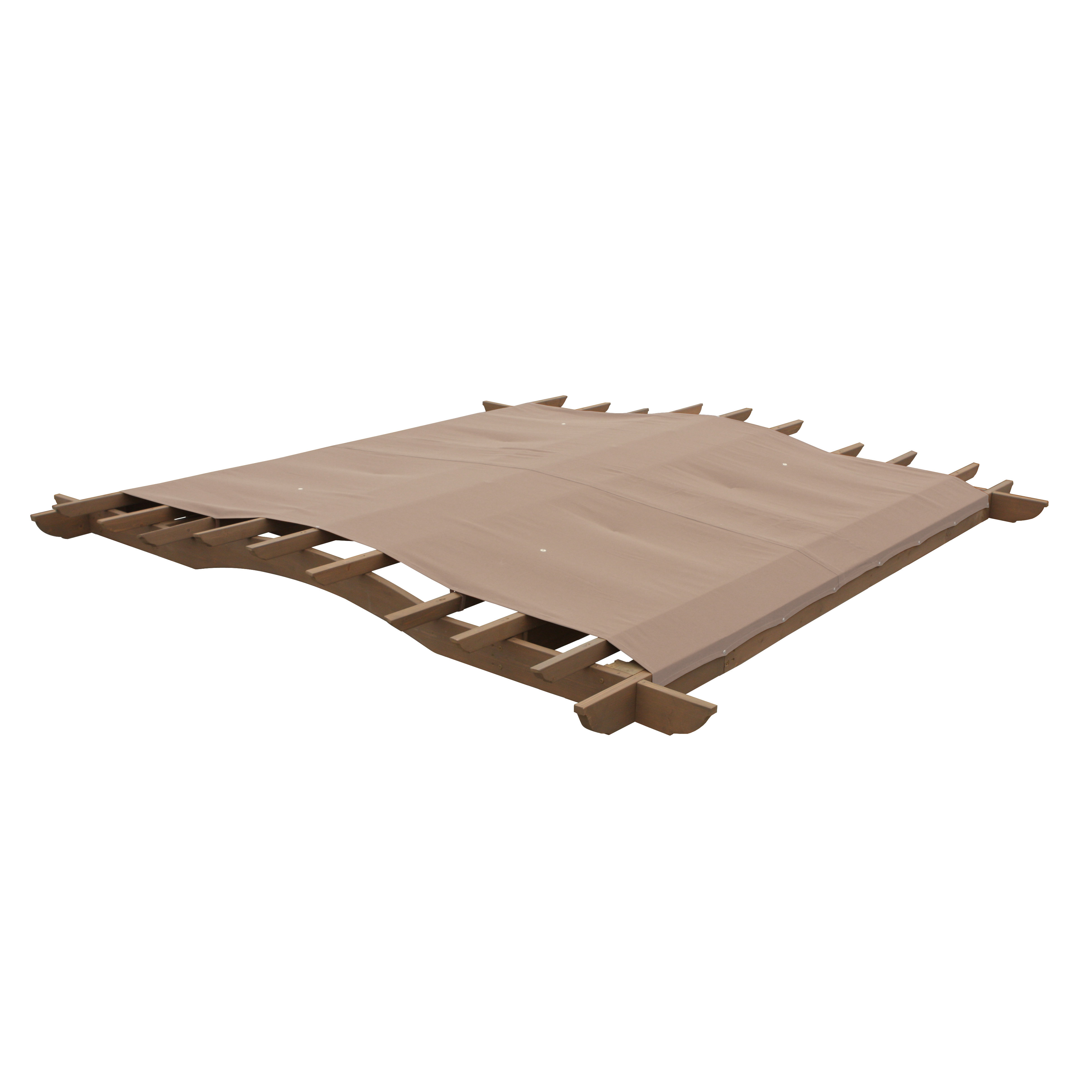 Yardistry Snapon Arched Roof Pergola Sunbrella Sun Shade & Reviews