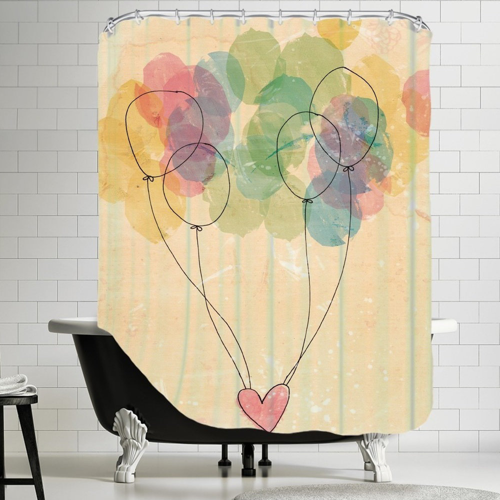 Free Love Shower Curtain Wayfair