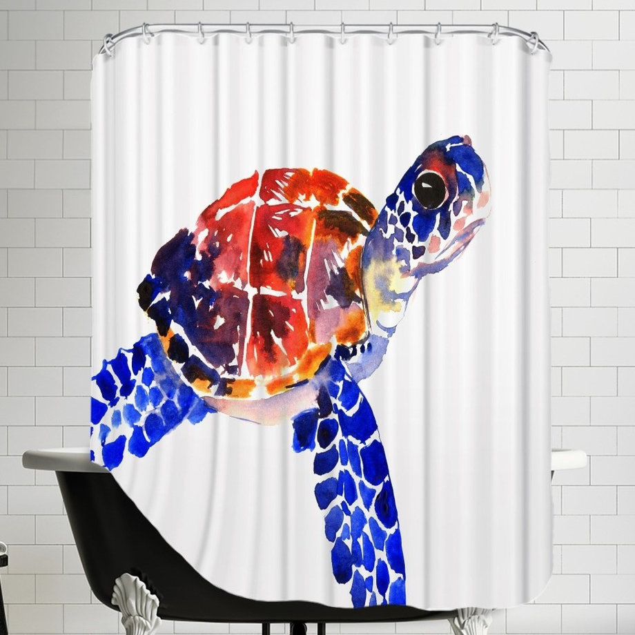 Sea Turtle Babe Shower Curtain Wayfair