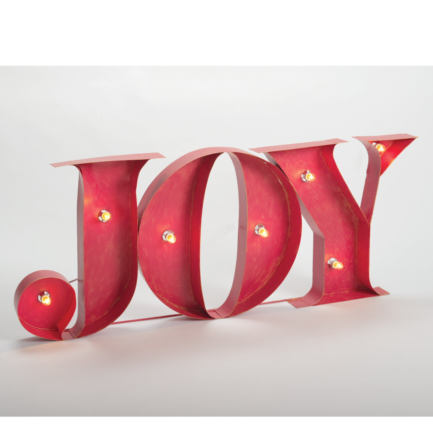 Roman, Inc. Lighted Joy Sign Stake Yardart Decoration & Reviews Wayfair