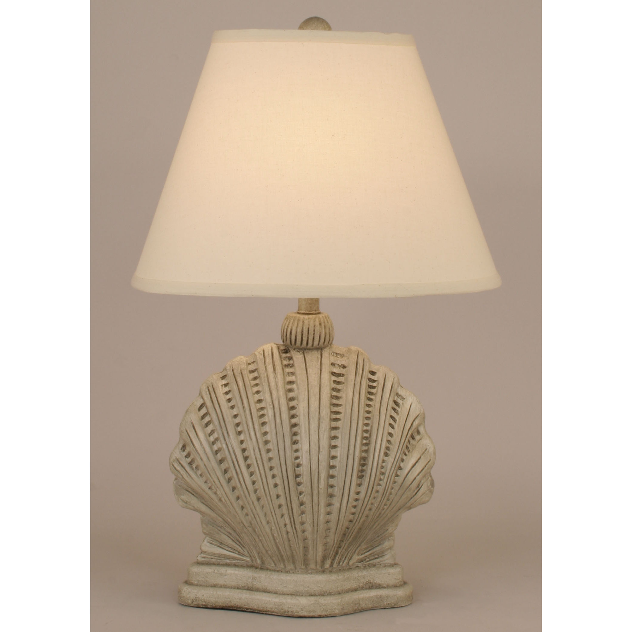 Coastal Living Mini Scallop Shell 24" H Table Lamp with Empire Shade