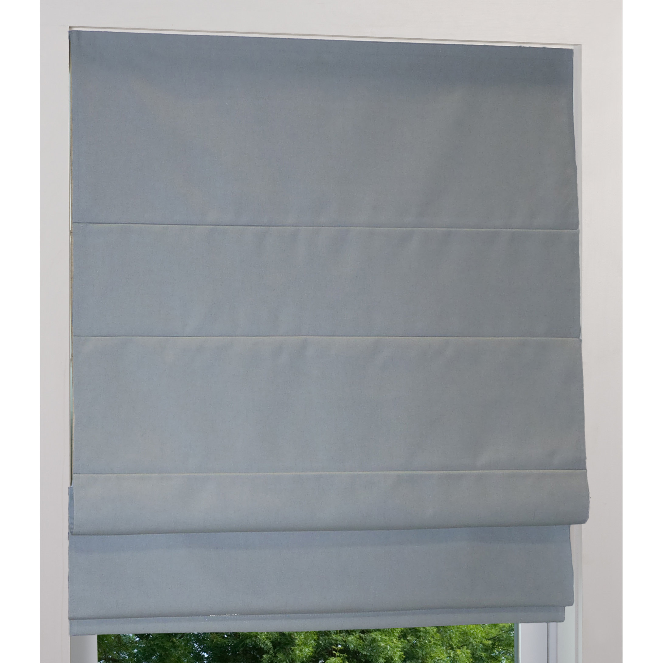 Green Mountain Vista Huntington Linen Cordless Thermal Backed Roman