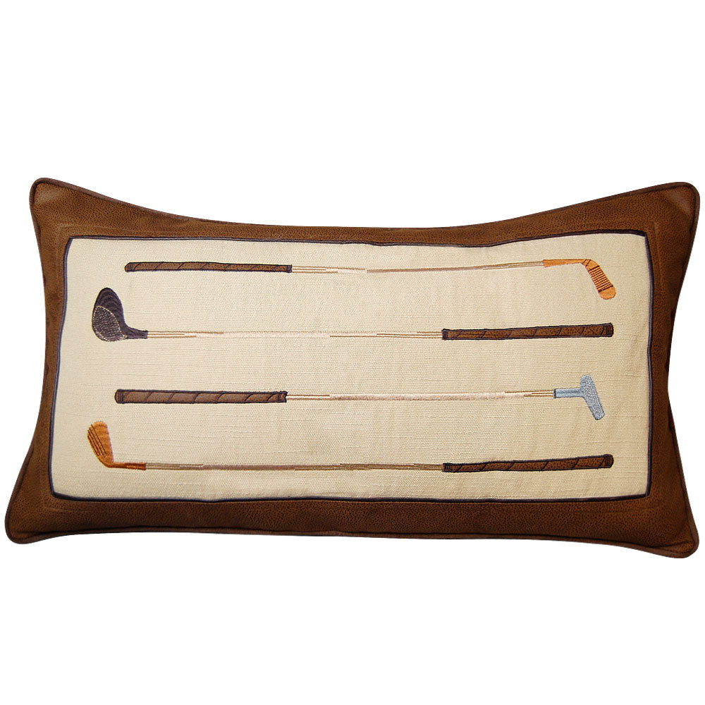In the Fairway Vintage Golf Irons Throw Pillow Wayfair