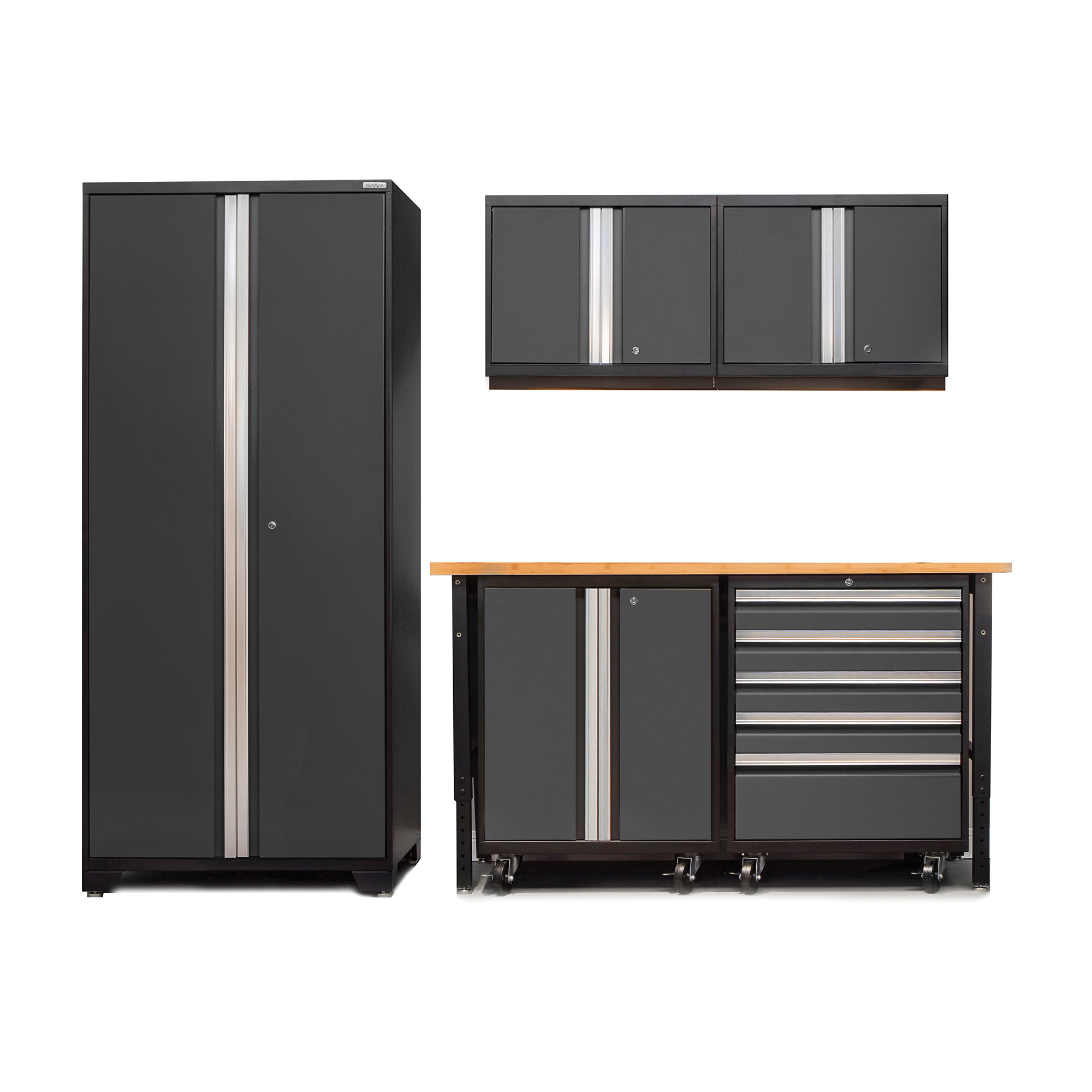 NewAge Products Pro 3.0 Series 6Piece Garage Storage Set