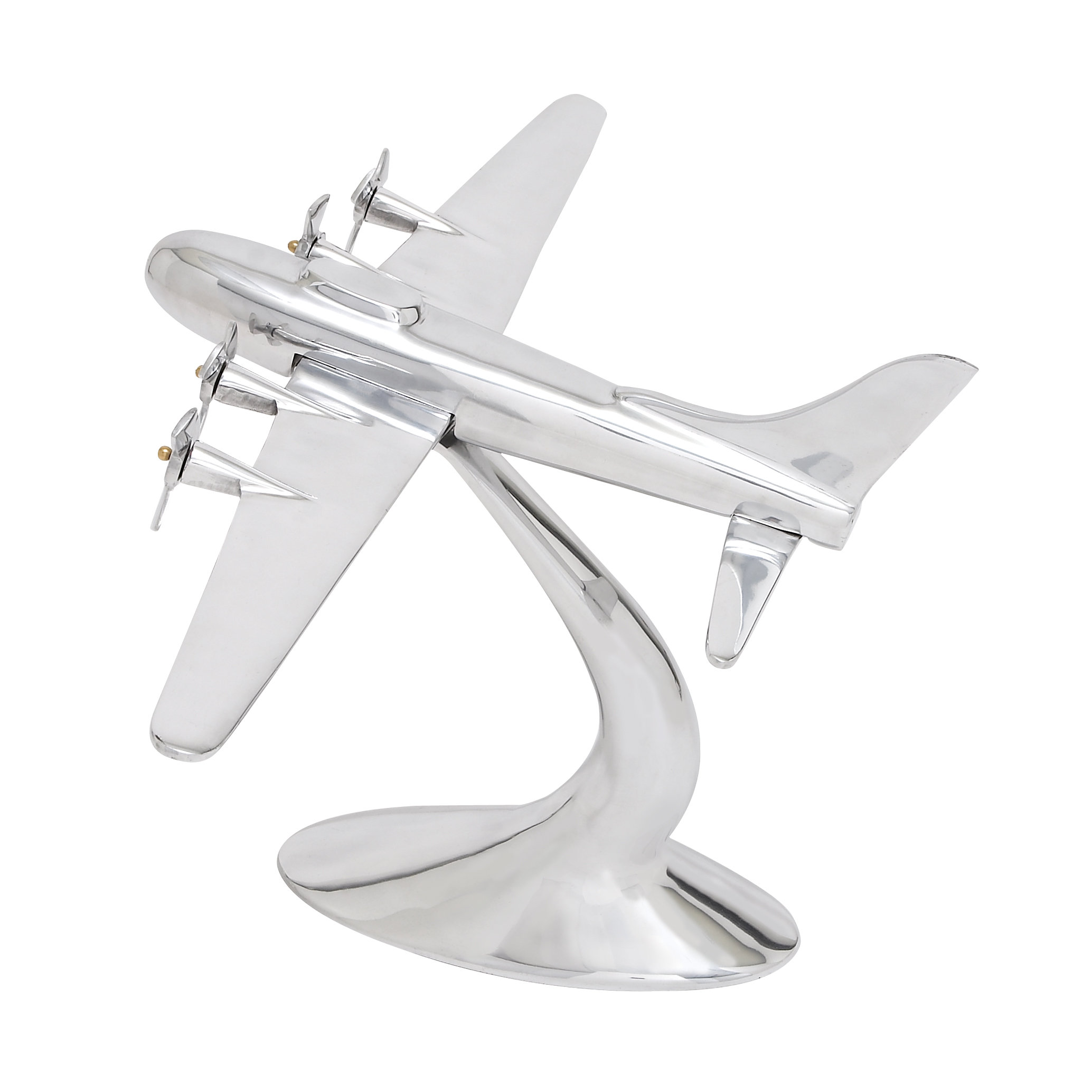 Aluminum Airplane Décor Sculpture Wayfair