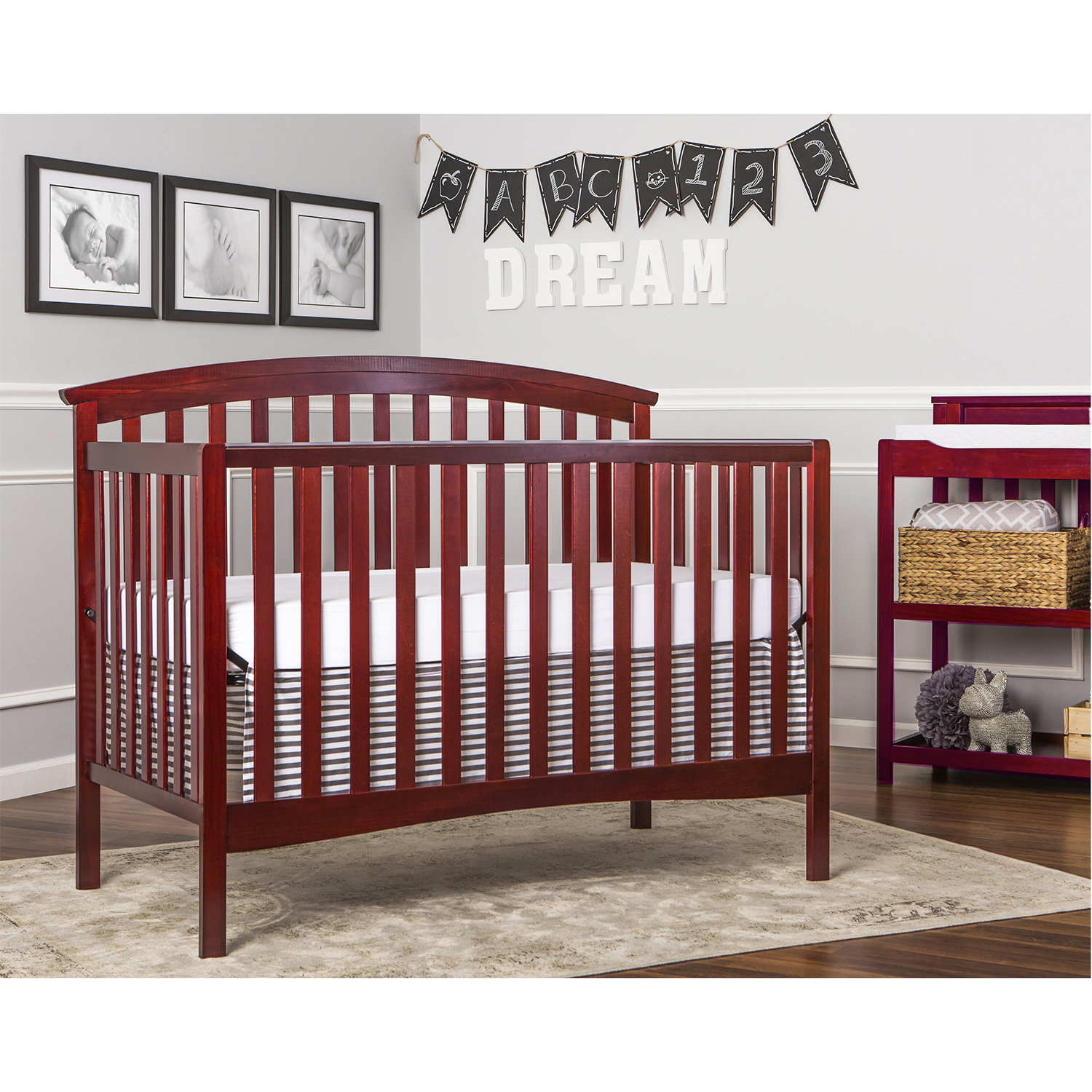 Dream On Me Eden 5in1 Convertible Crib & Reviews Wayfair