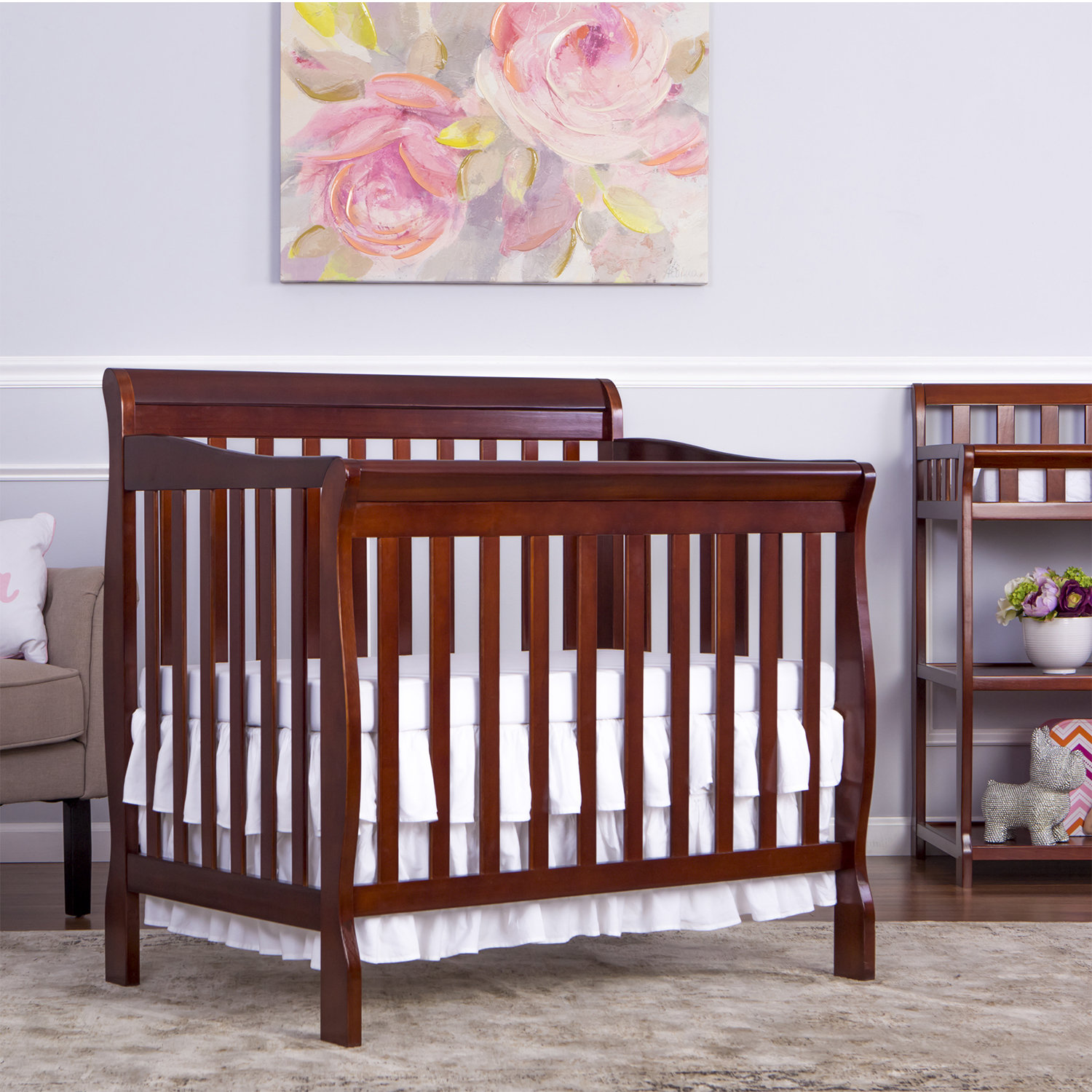 Dream On Me Aden 4-in-1 Mini Convertible Crib & Reviews ...