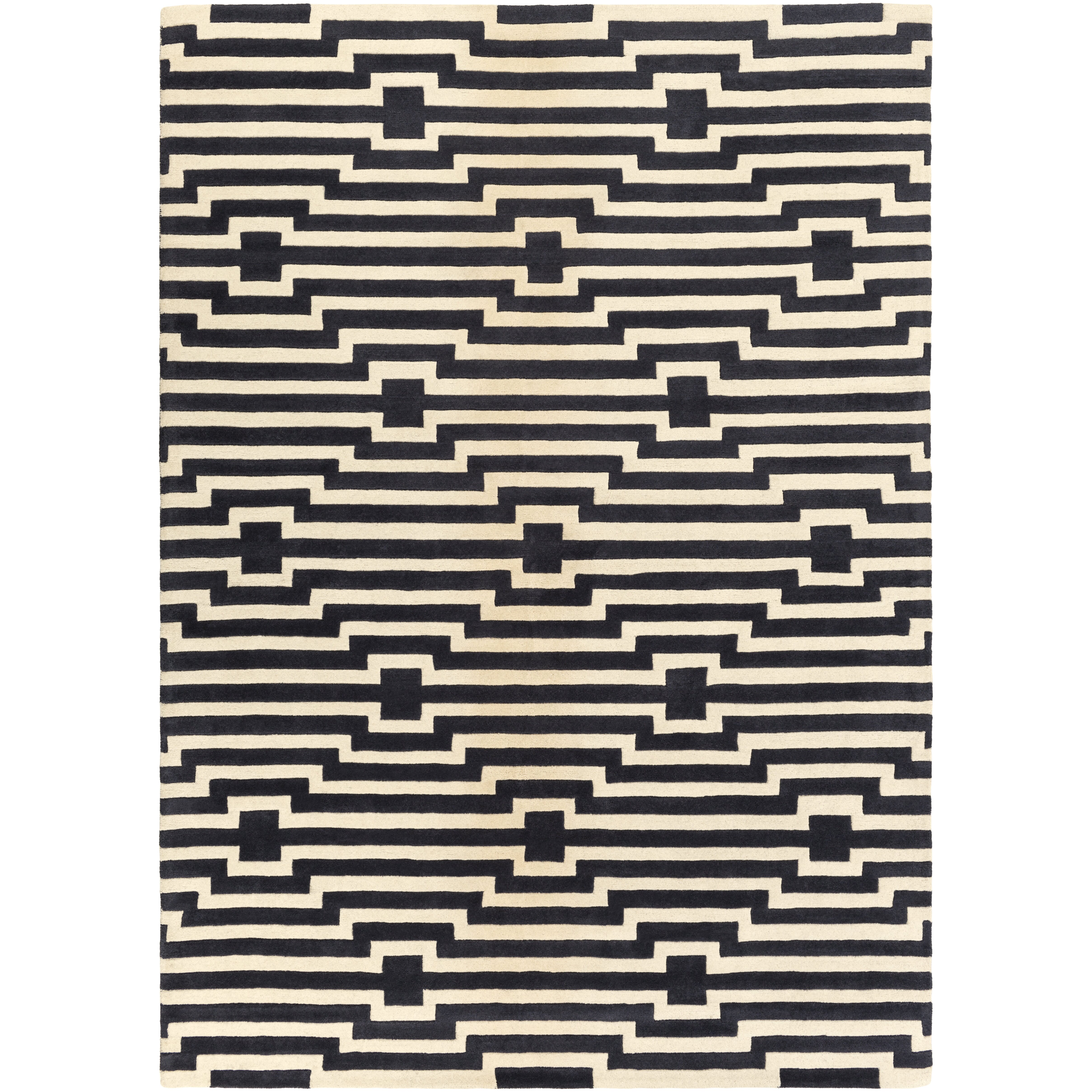 Transit Sawyer Hand Tufted Navy Area Rug by Artistic Weavers