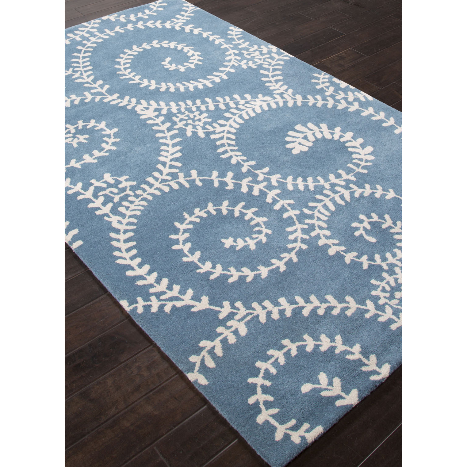 JaipurLiving En Casa Blue Floral Area Rug & Reviews Wayfair