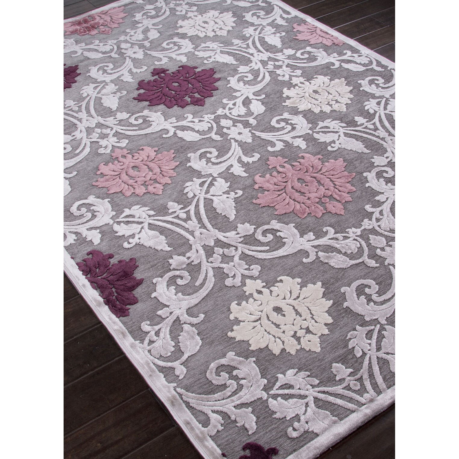 JaipurLiving Fables Gray/Purple Area Rug & Reviews | Wayfair