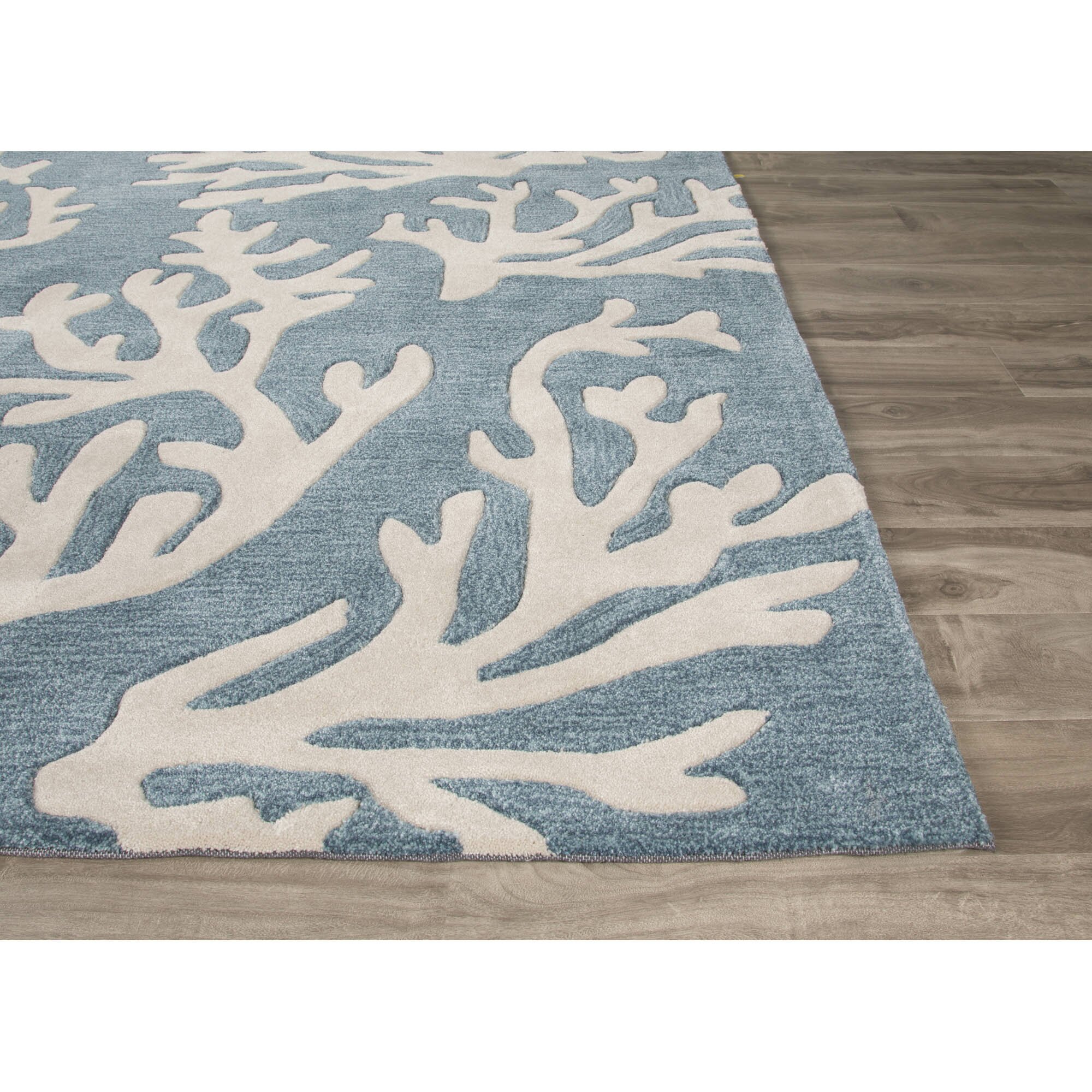 JaipurLiving Coastal Tides HandTufted Blue/Ivory Area Rug & Reviews