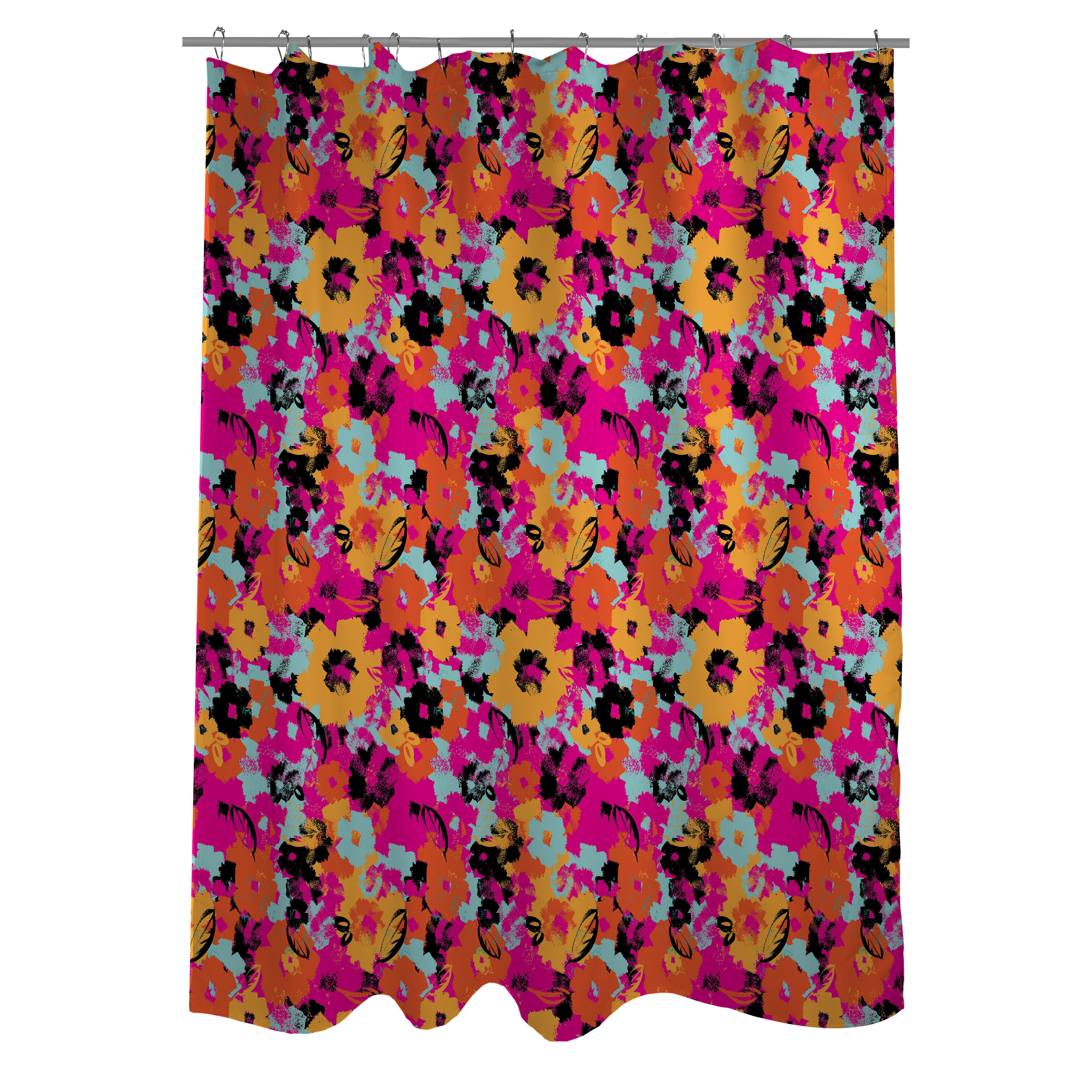 Summer's Day Floral Shower Curtain Wayfair
