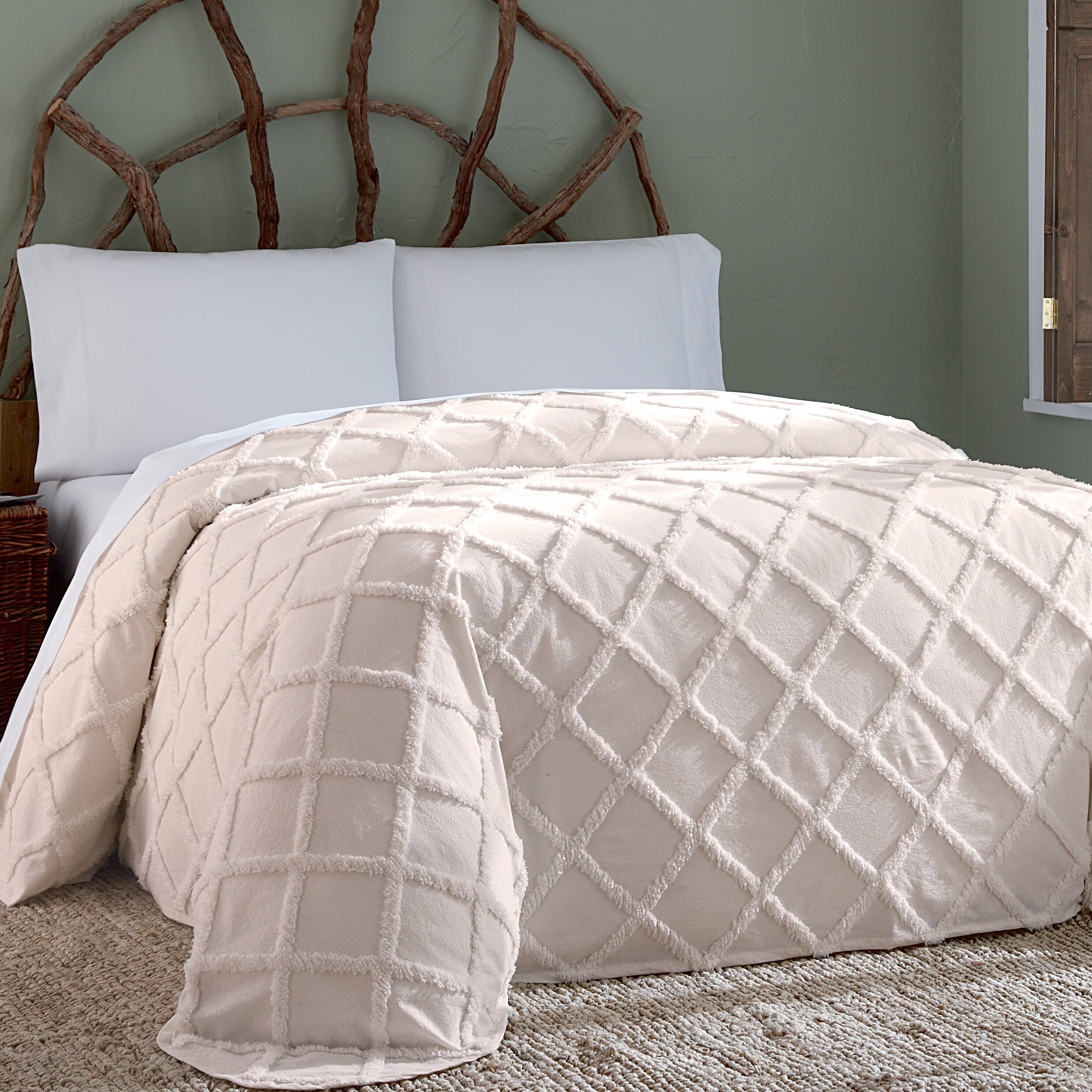 Peking Handicraft Modern Heirloom Woodbury Bedspread & Reviews | Wayfair