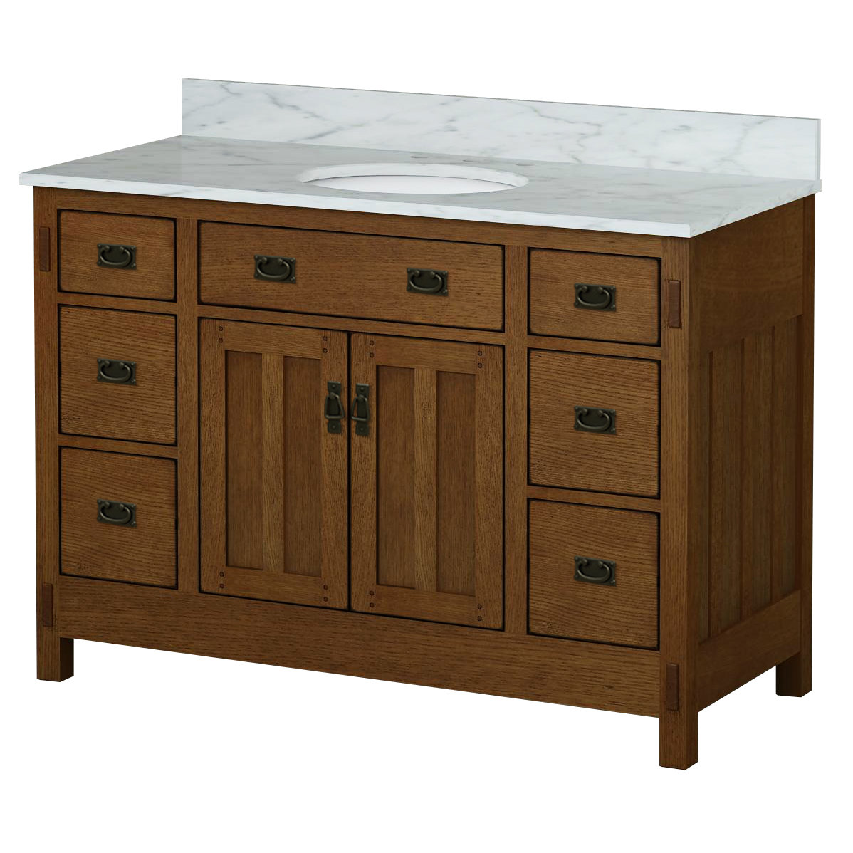 Sagehill American Craftsman 48" Bathroom Vanity Base & Reviews | Wayfair