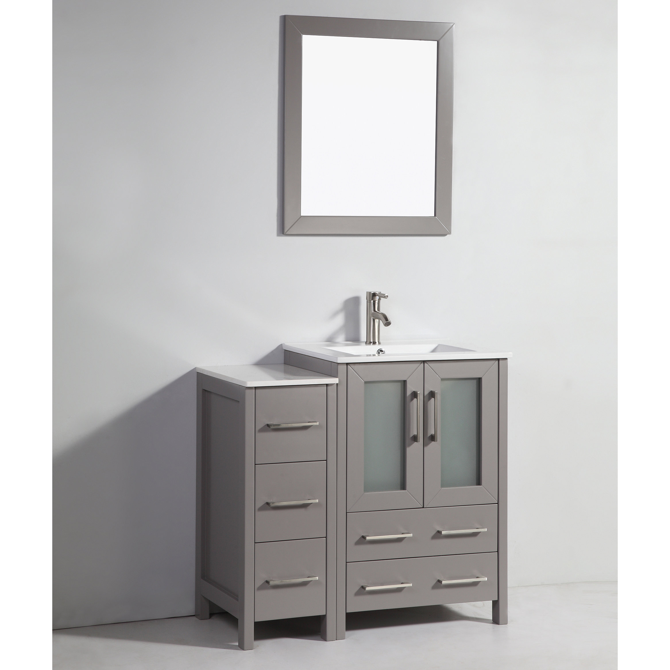 36" Single Bathroom Vanity Set with Mirror Wayfair