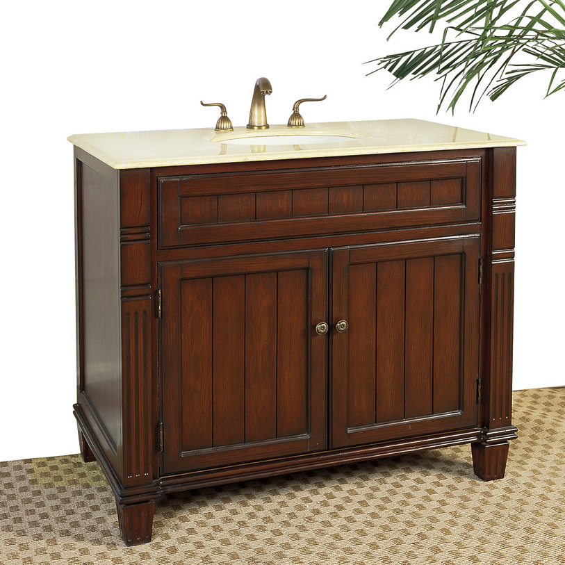 Legion Furniture Newport 39" Single Chest Bathroom Vanity Set & Reviews