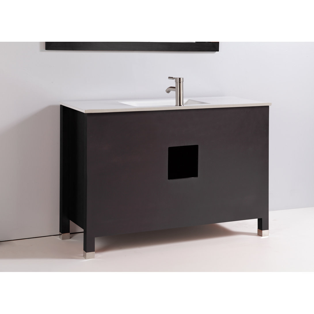 Legion Furniture 48" Single Bathroom Vanity Set with Mirror & Reviews