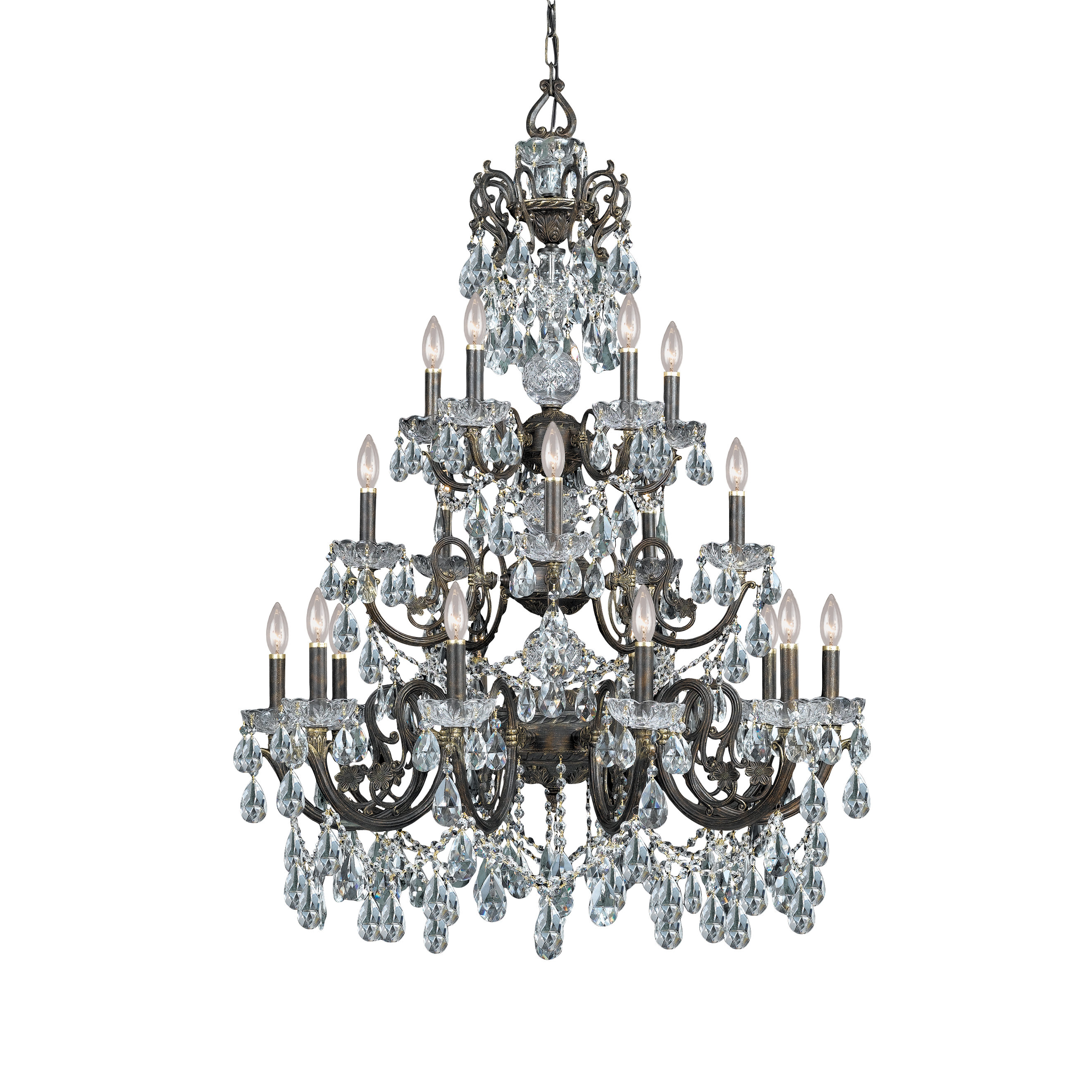 Traditional Classic 20 Light Crystal Candle Chandelier Wayfair