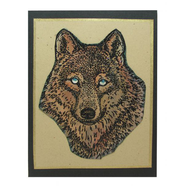 Mounted Rubber Wolf Face Stamp Wayfair