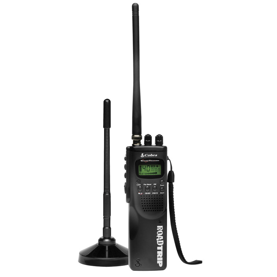 Cobra Electronics Handheld Roadtrap CB with Mount Antenna