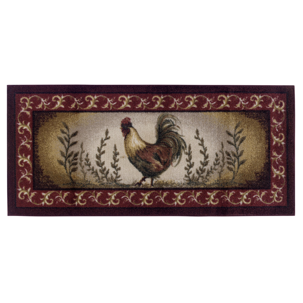Brumlow Mills Prancing Rooster Kitchen Novelty Rug & Reviews Wayfair