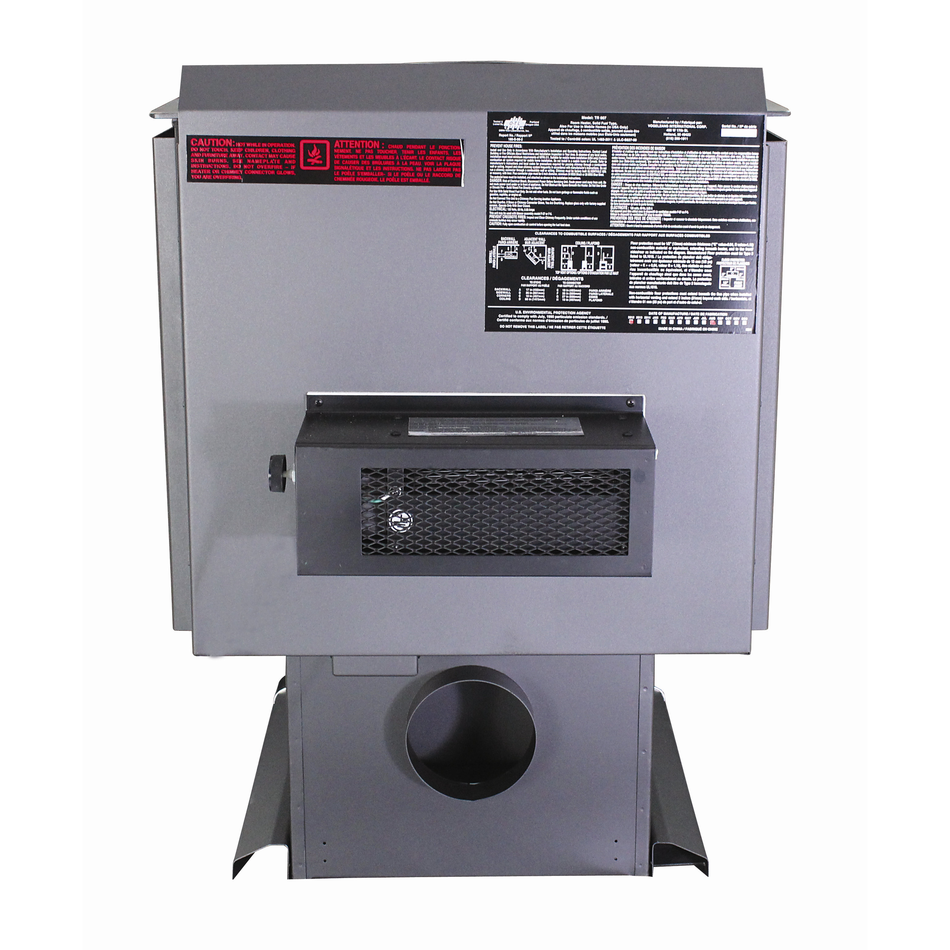 Ponderosa 3,200 Square Foot Wood Stove with Blower | Wayfair