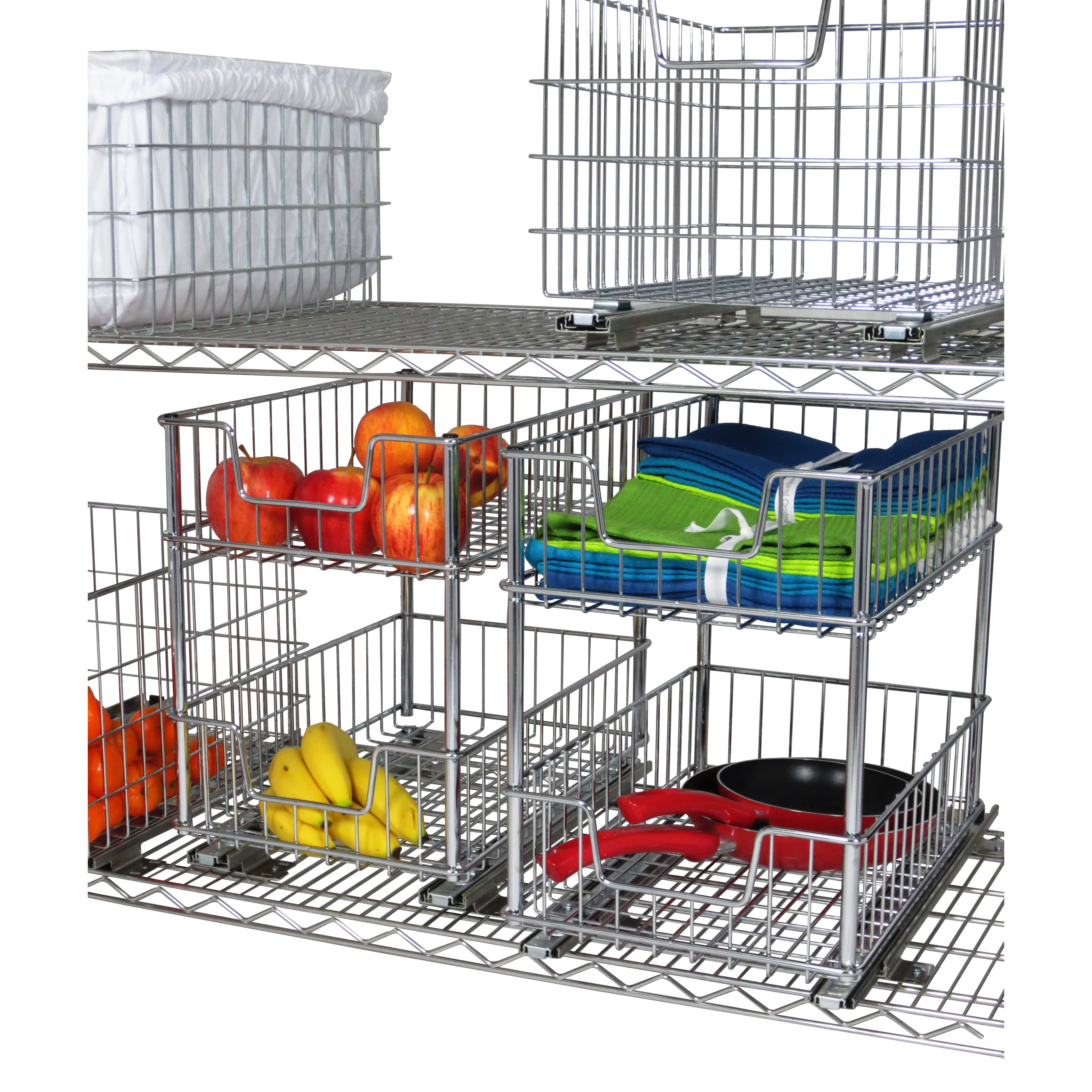 Trinity EcoStorage™ 2 Tier Wire Drawer with Slides & Reviews Wayfair