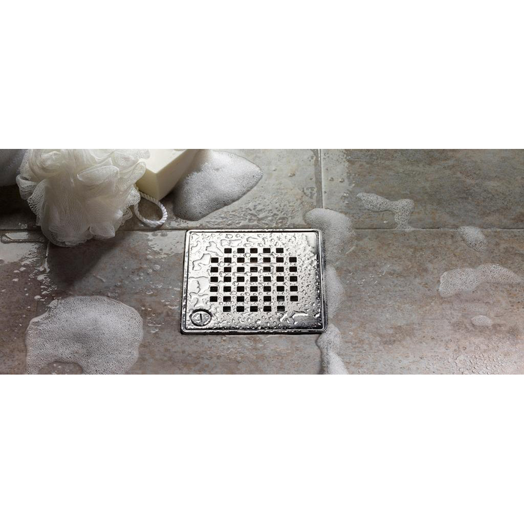QuARTz by ACO 6" Quadrato Bathroom Shower Drain & Reviews Wayfair