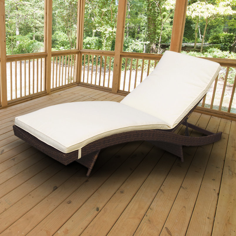 Manhattan Comfort Callaway Chaise Lounge with Cushion & Reviews Wayfair