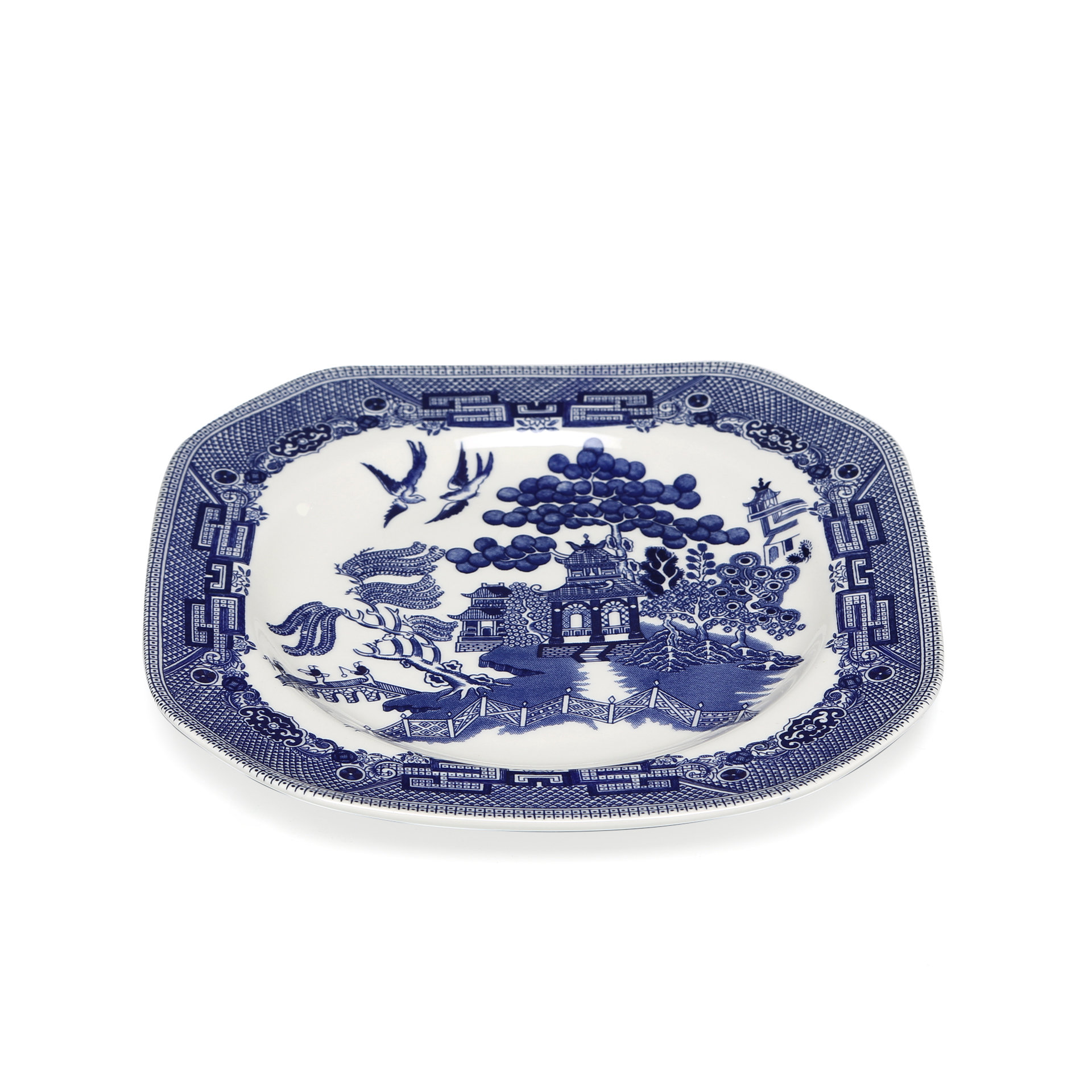 Johnson Brothers Willow Blue Square Salad Plate & Reviews Wayfair