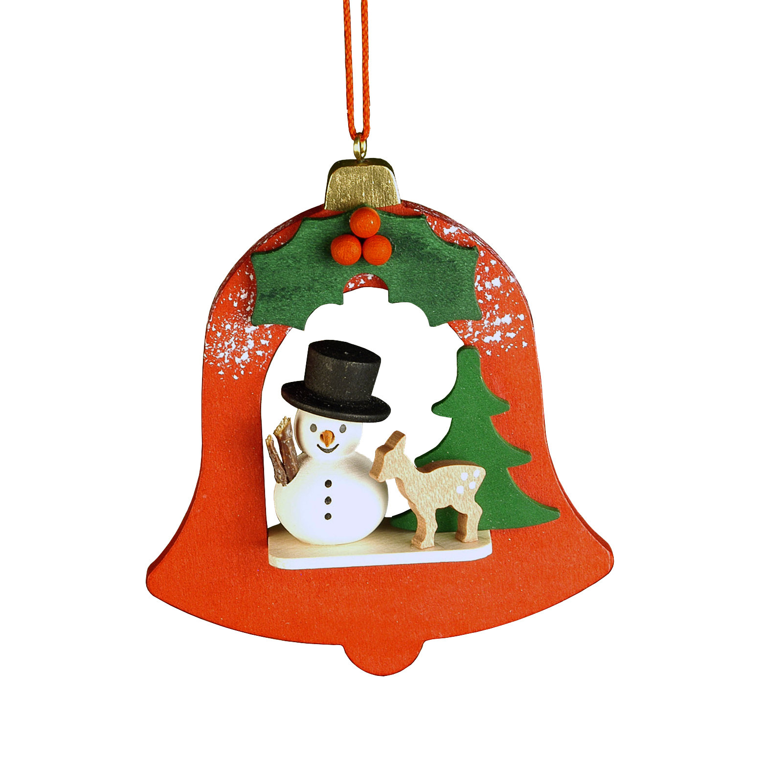 Snowman Bell Ornament | Wayfair