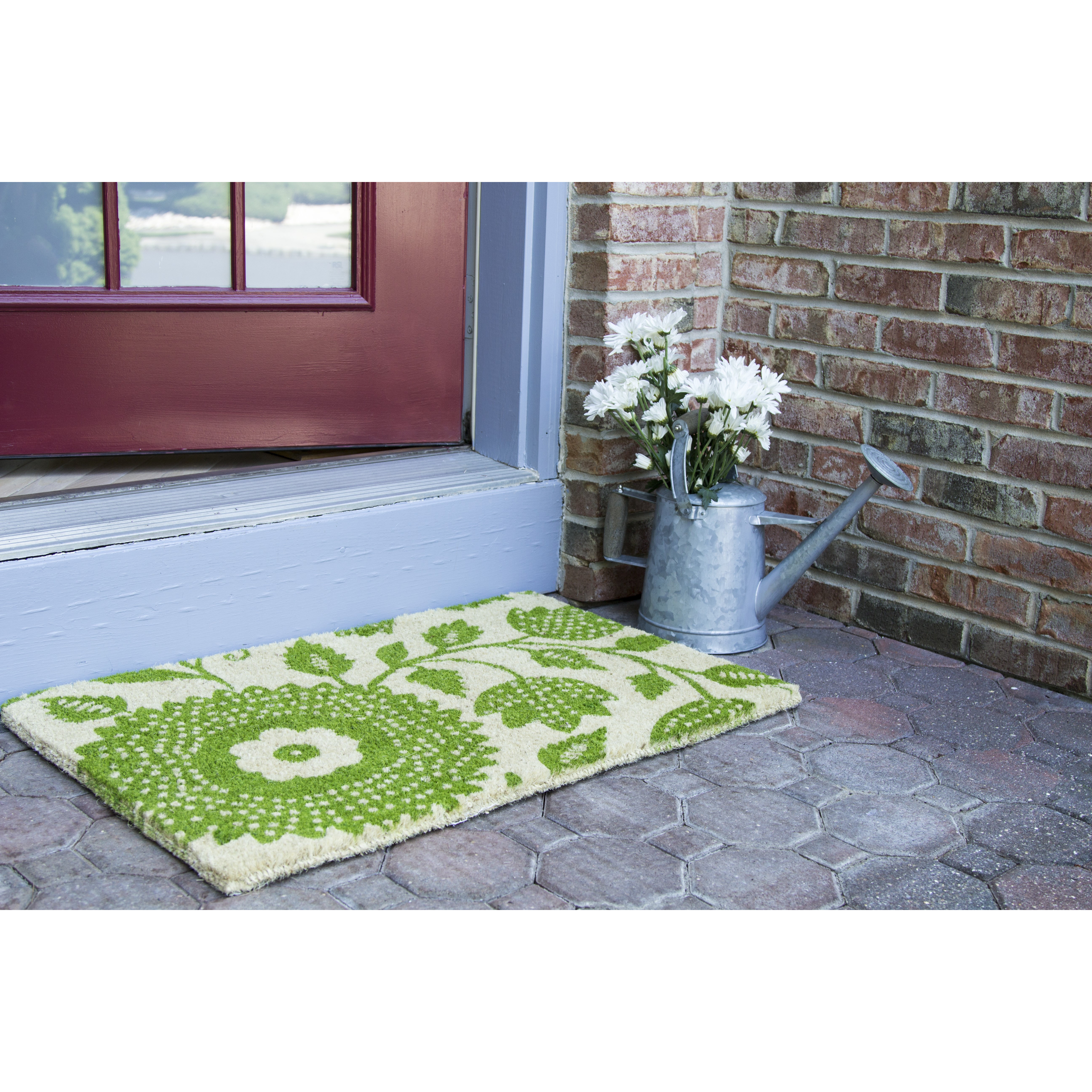 Entryways Williamsburg Penelope Floral Doormat & Reviews Wayfair