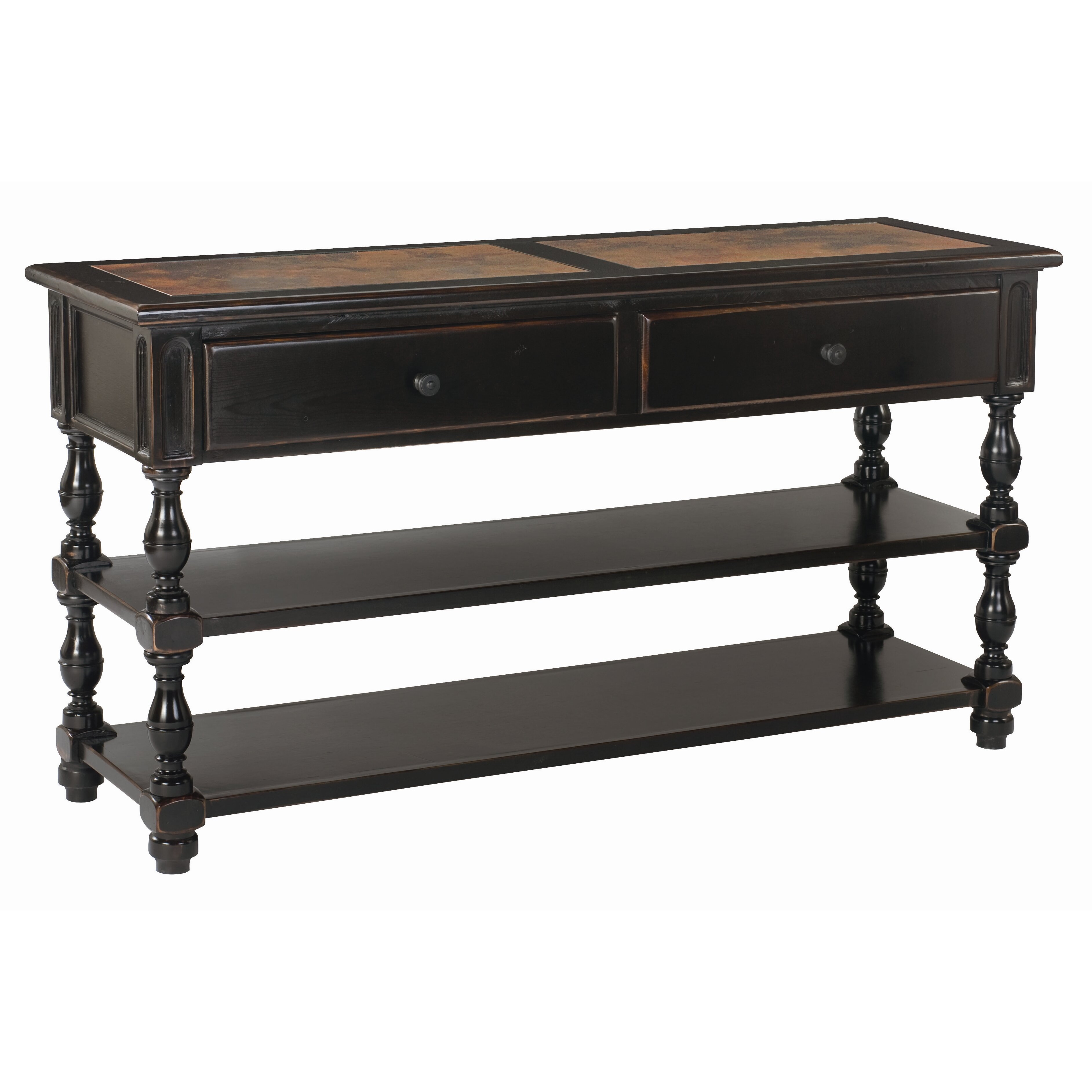 Bernhardt Durango Two Drawer Console Table & Reviews | Wayfair