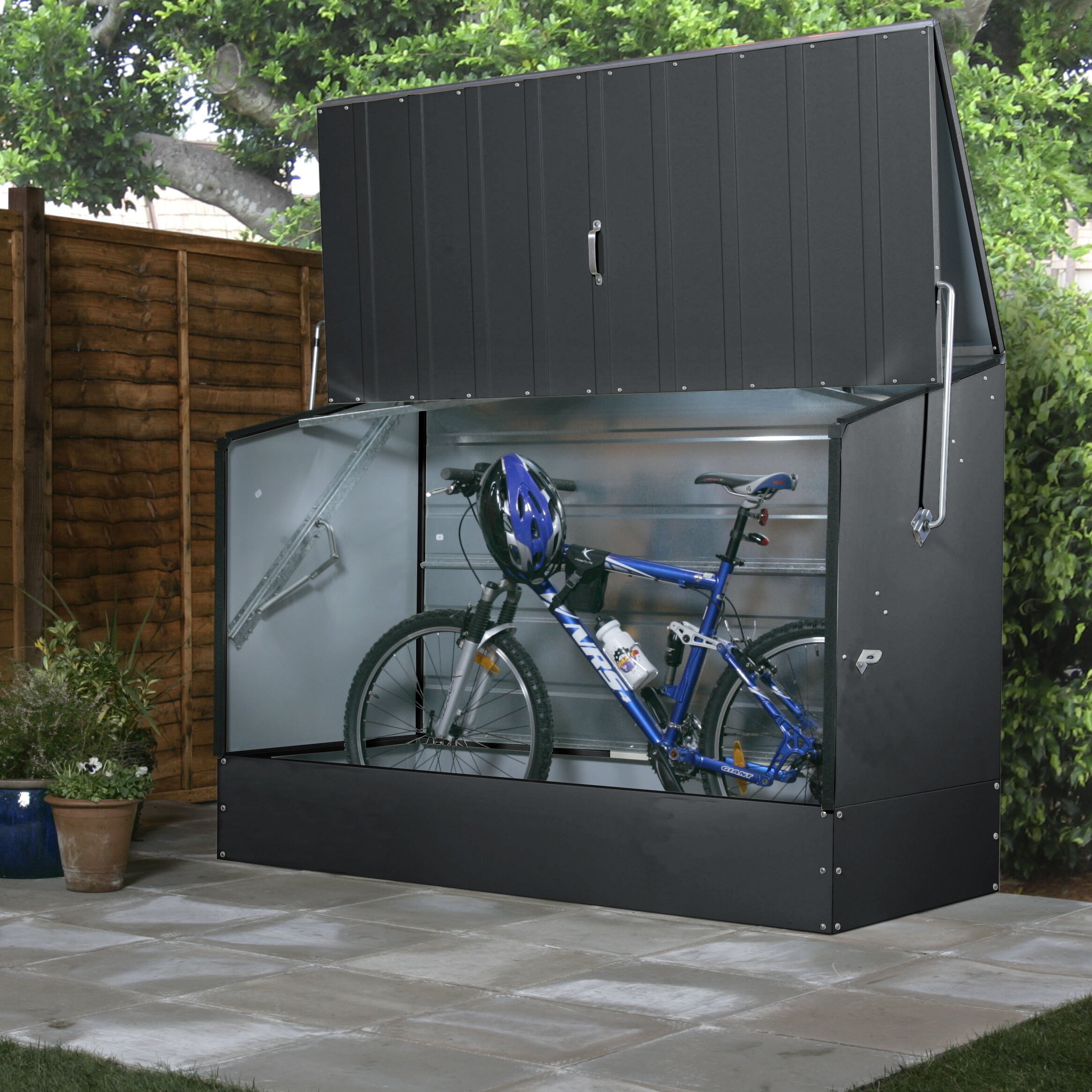 Tepro Gartenbox Premium Fahrradbox aus Metall &amp; Reviews