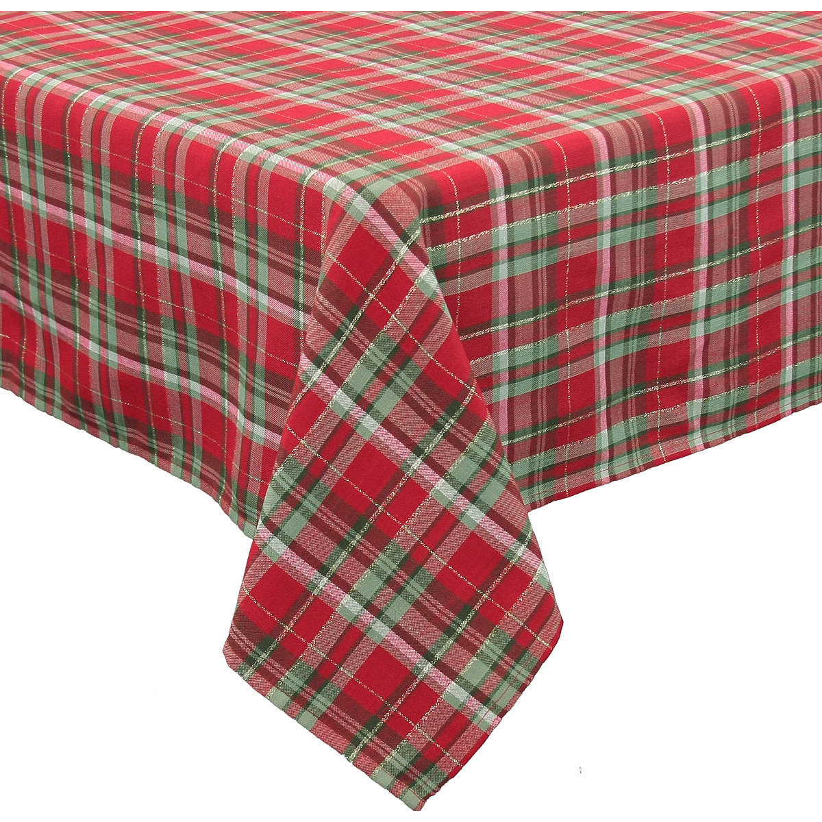 Xia Home Fashions Holiday Tartan Christmas Tablecloth & Reviews | Wayfair