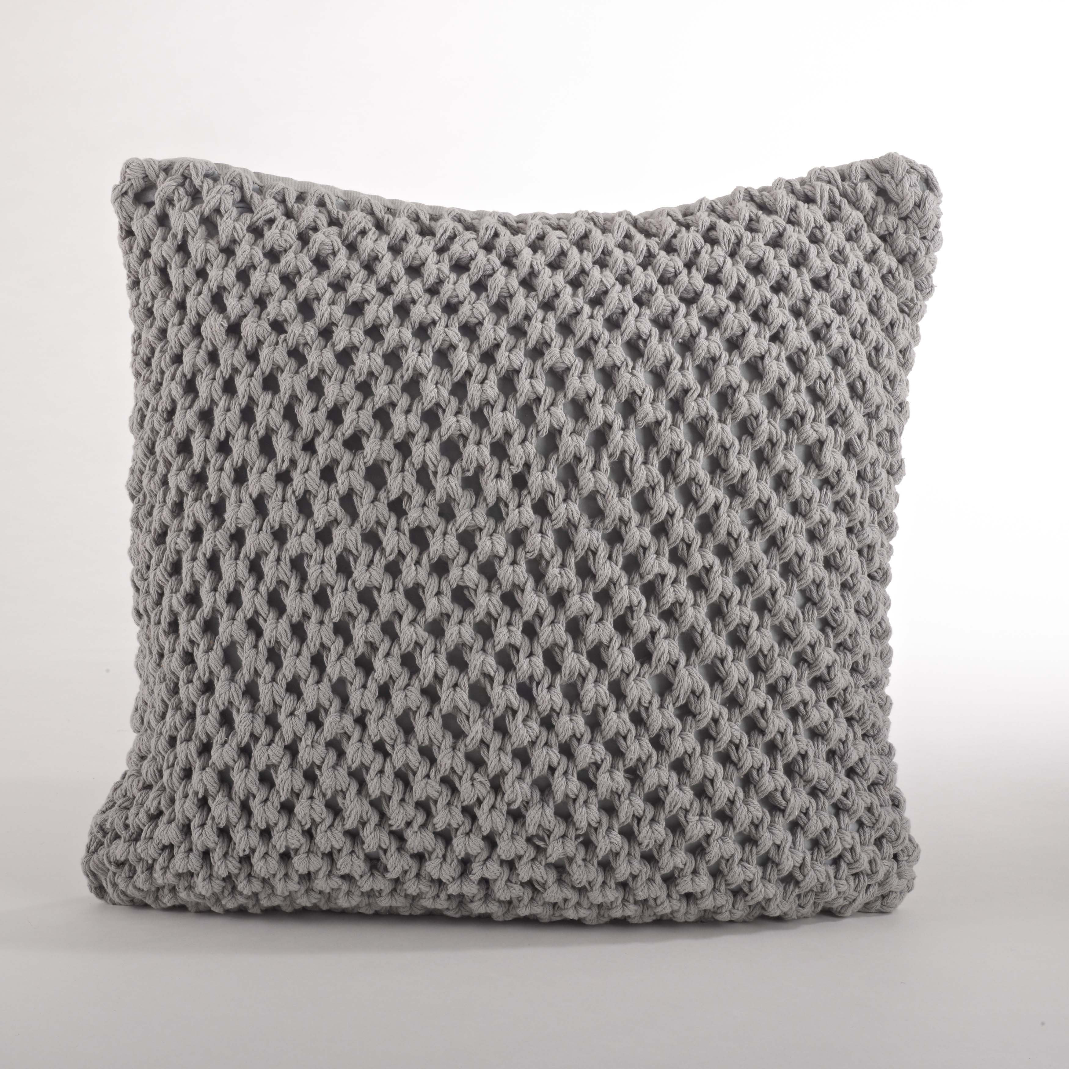 Sheridan Knitted Cotton Throw Pillow Wayfair