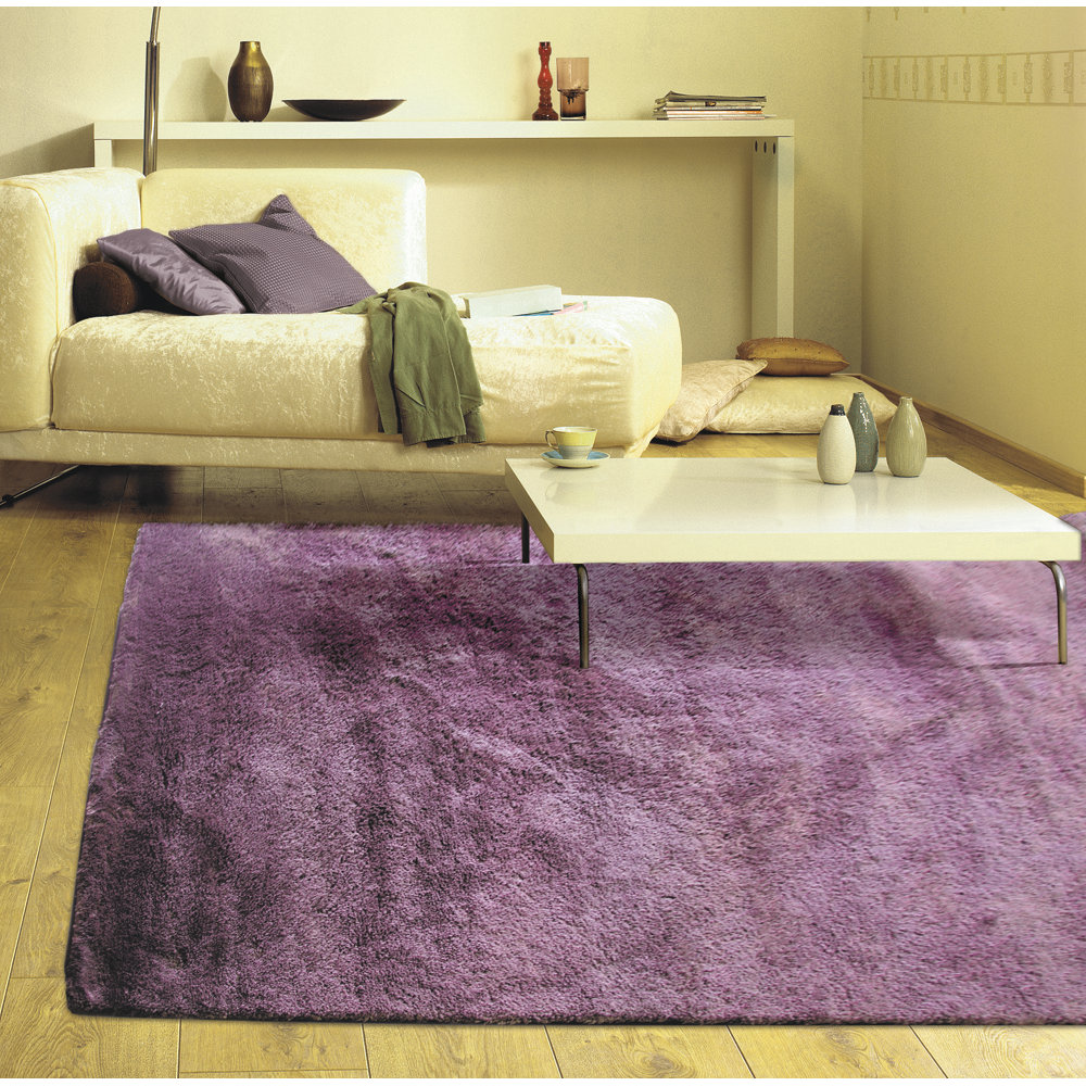 Fur Purple Shag Area Rug Wayfair