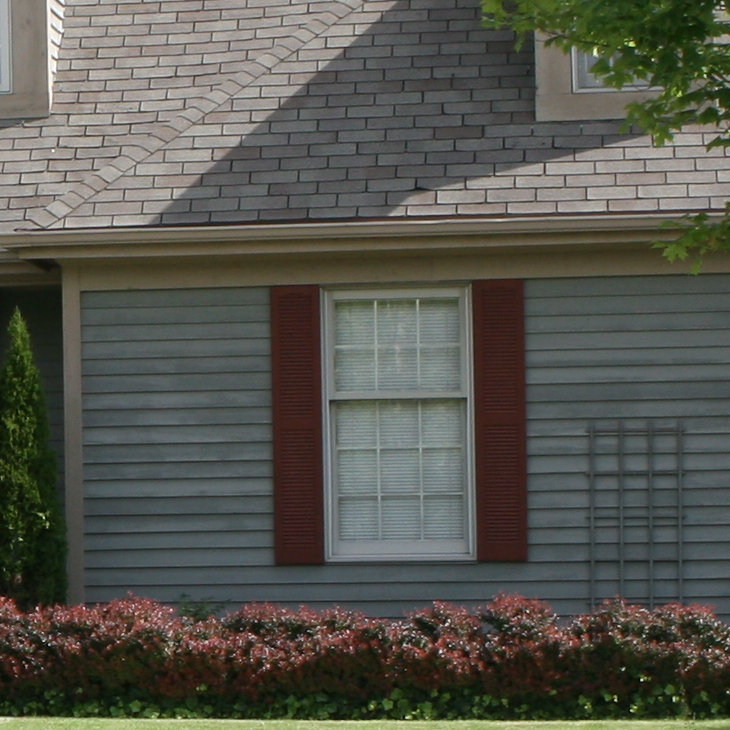 Alpha Shutters Exterior 14" x 51" Louvered Shutter