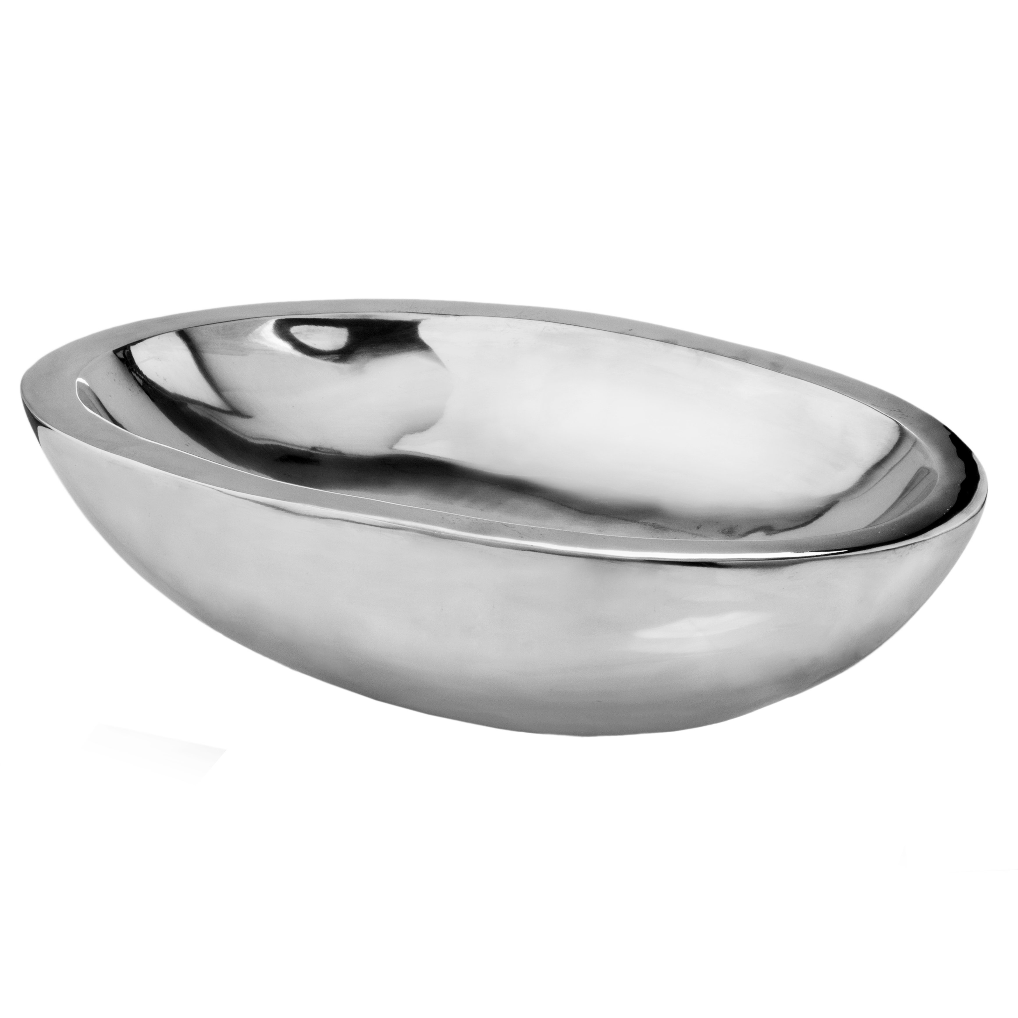 Aluminum Oval Heavy Decorative Bowl Wayfair