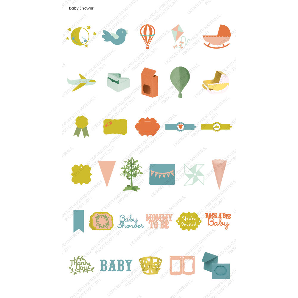 Cricut Baby Shower Cartridge Wayfair