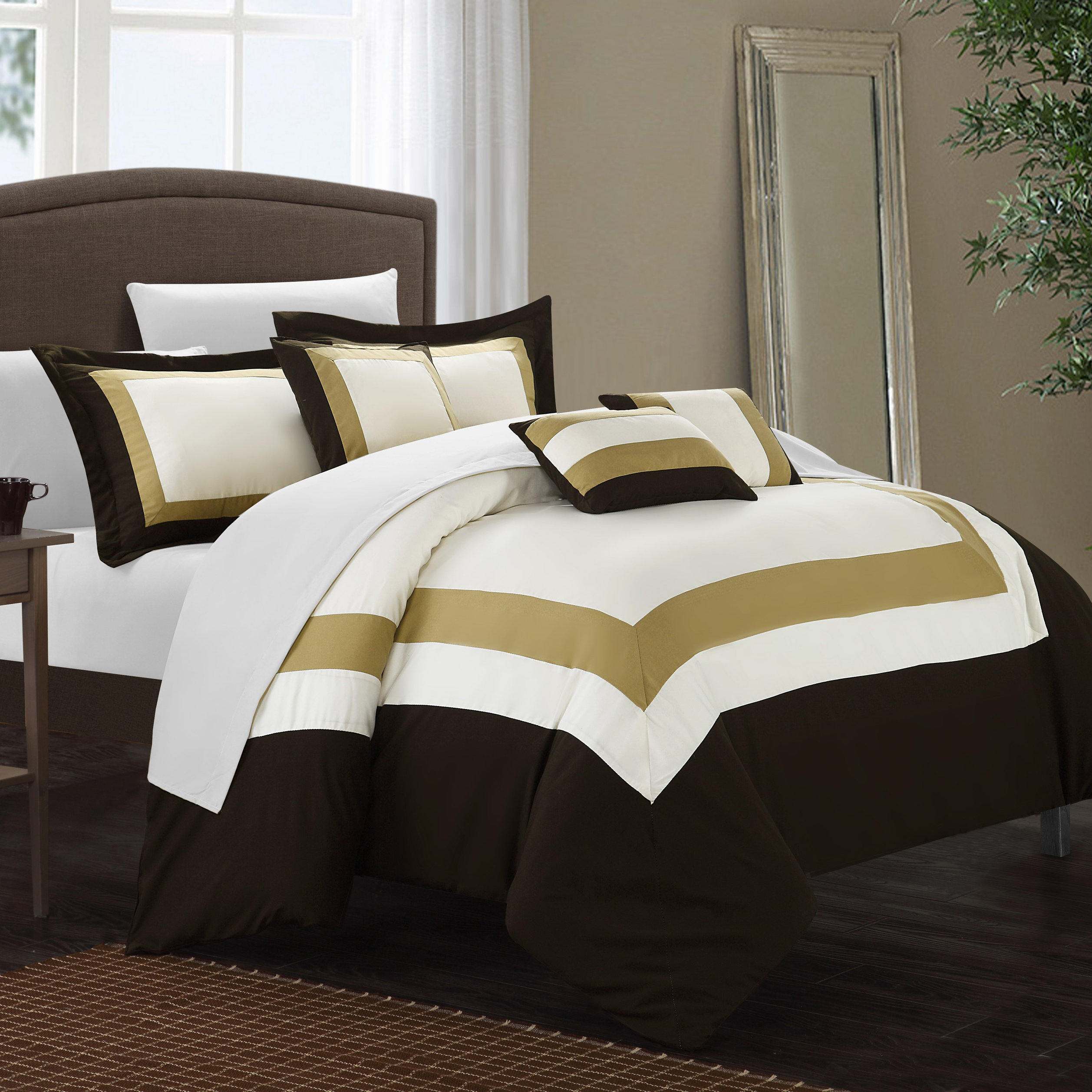 Chic Home Duke 10 Piece Comforter Set & Reviews Wayfair