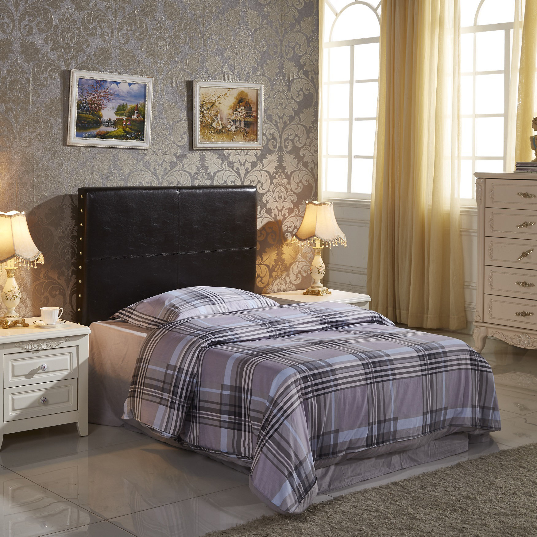 NOYA USA Classic Twin Upholstered Headboard & Reviews Wayfair