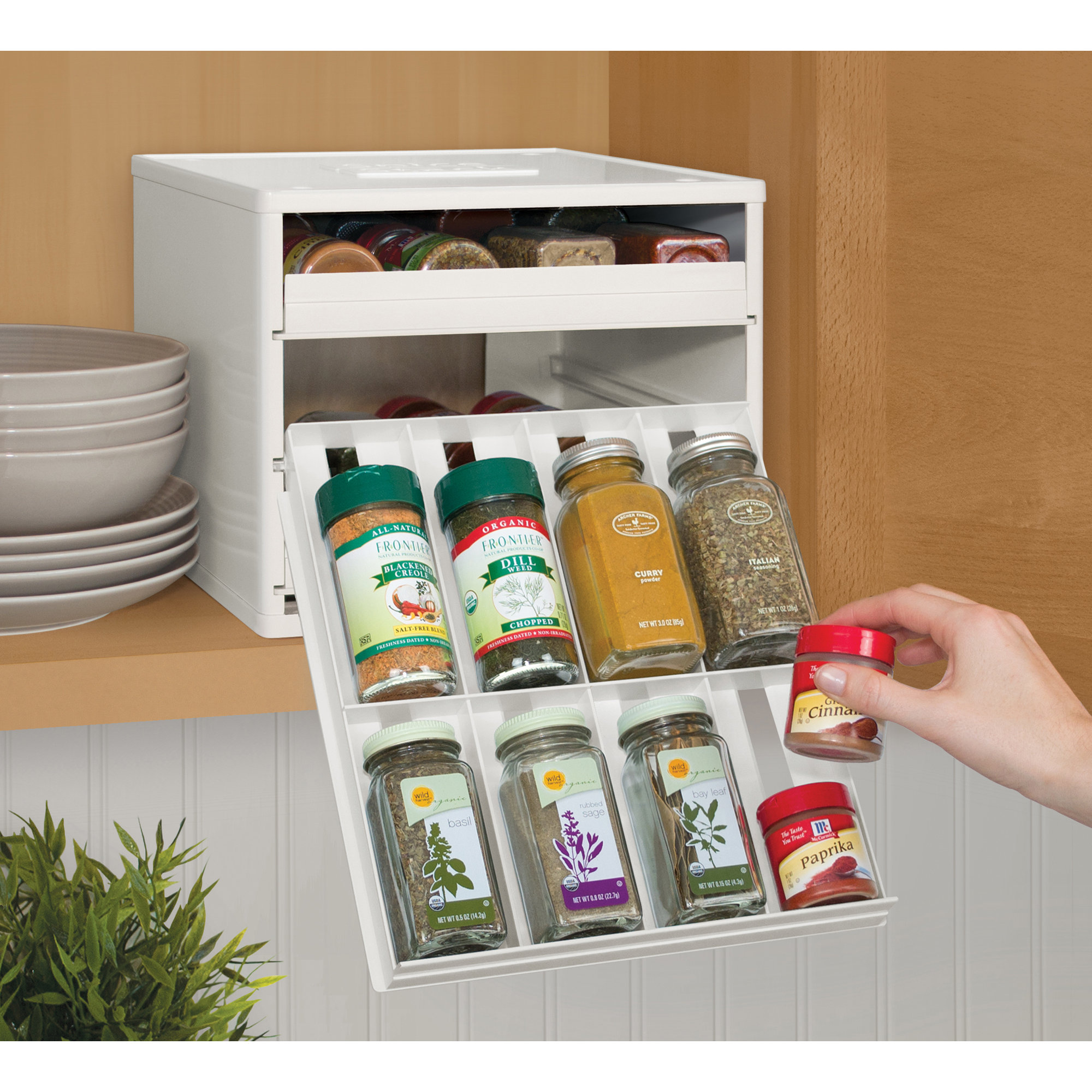 YouCopia Classic 24 Bottle Spice Storage Rack & Reviews Wayfair