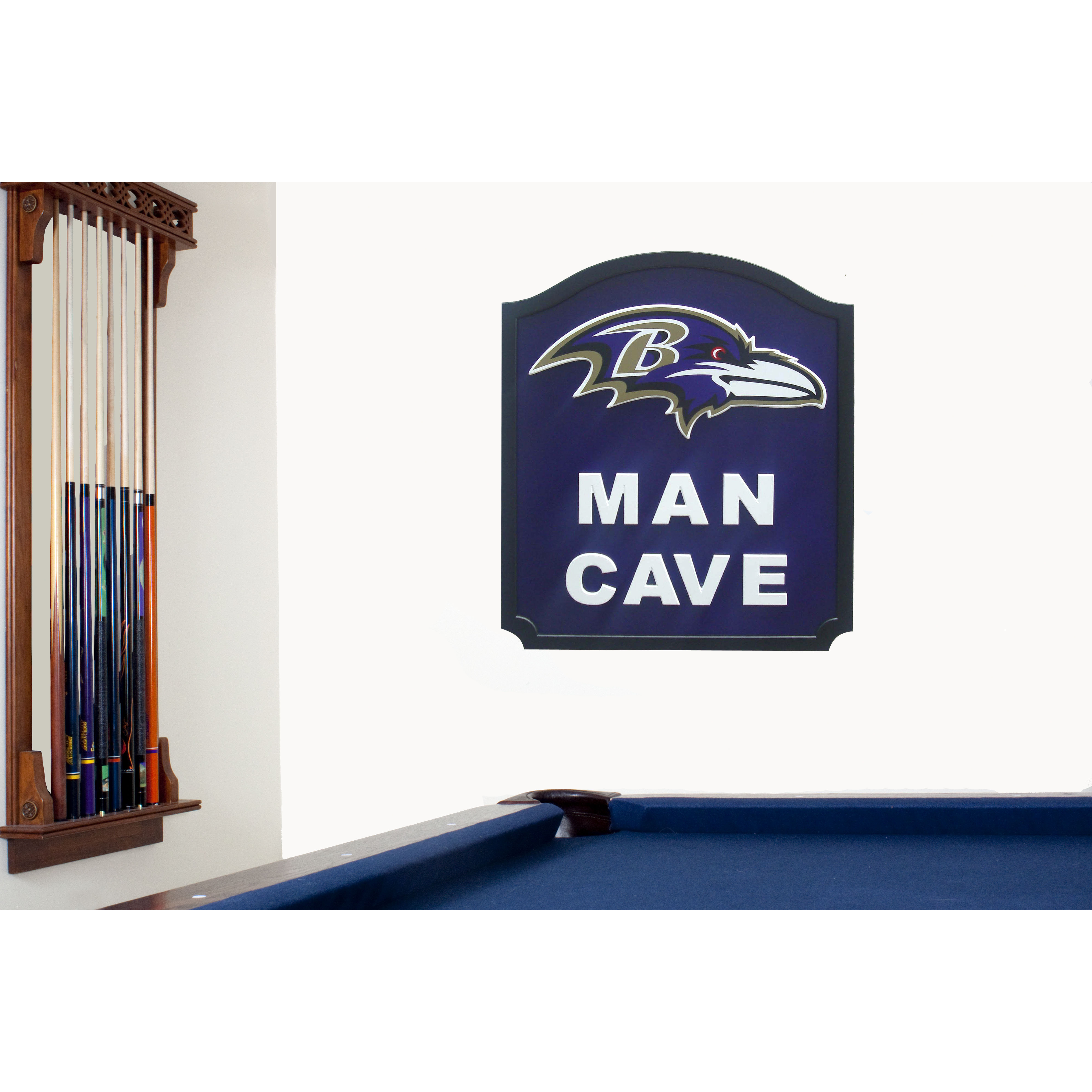 NFL Man Cave Shield Textual Art Plaque Wayfair