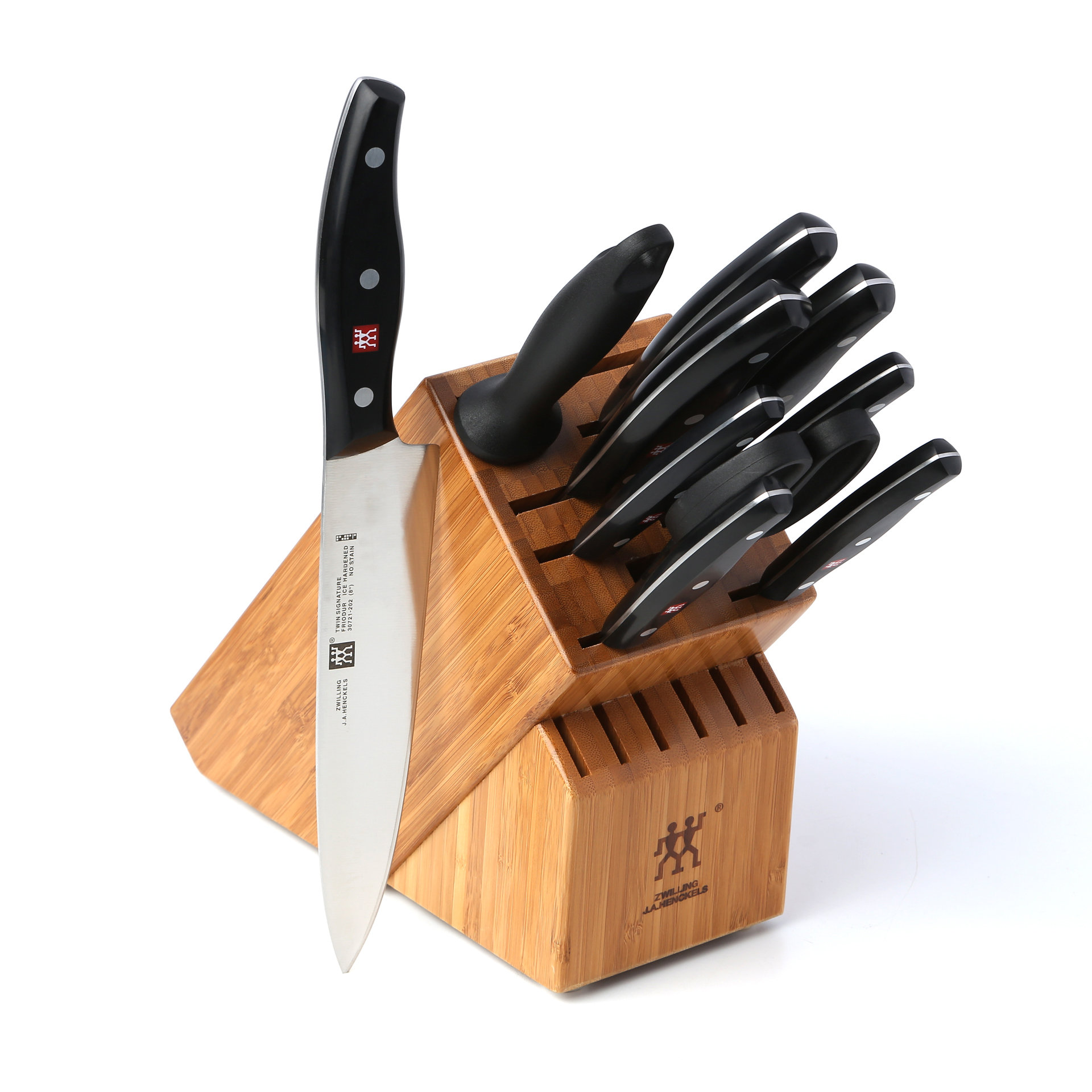 Zwilling JA Henckels Twin Signature 11-pc Knife Block Set & Reviews ...