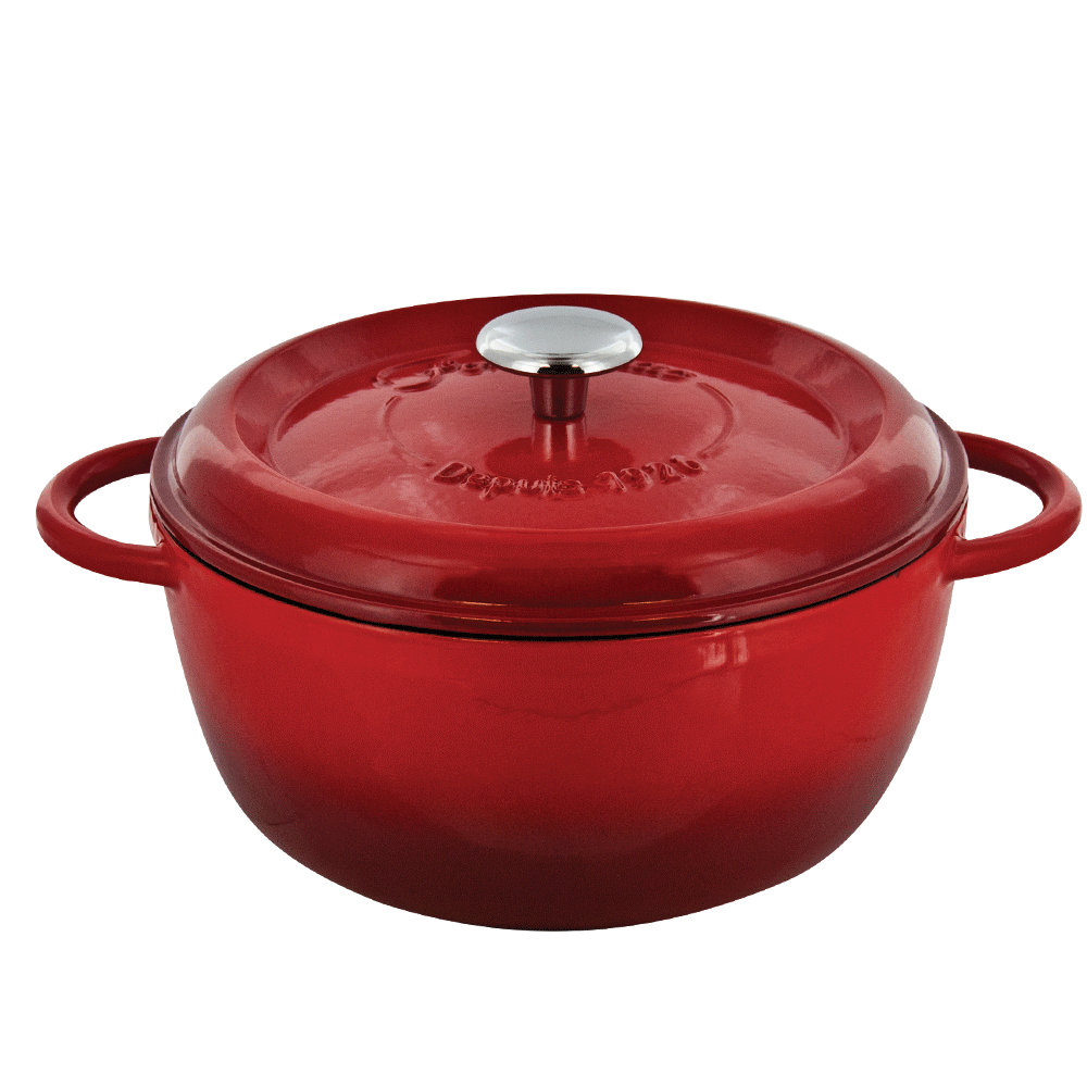 Zwilling JA Henckels Fleur Cast Iron Round Dutch Oven & Reviews Wayfair
